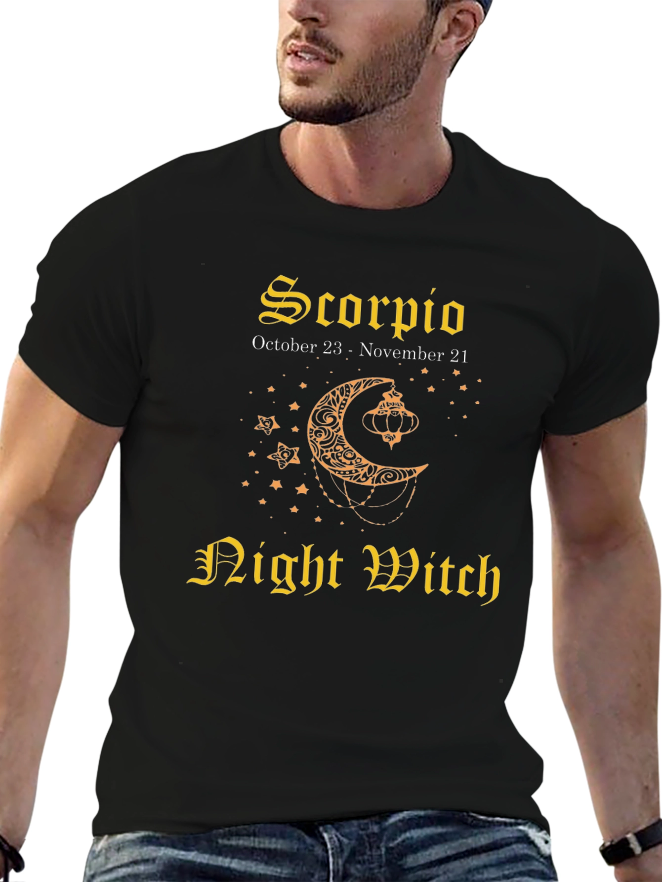 Scorpio Night Witch Graphic T-Shirt