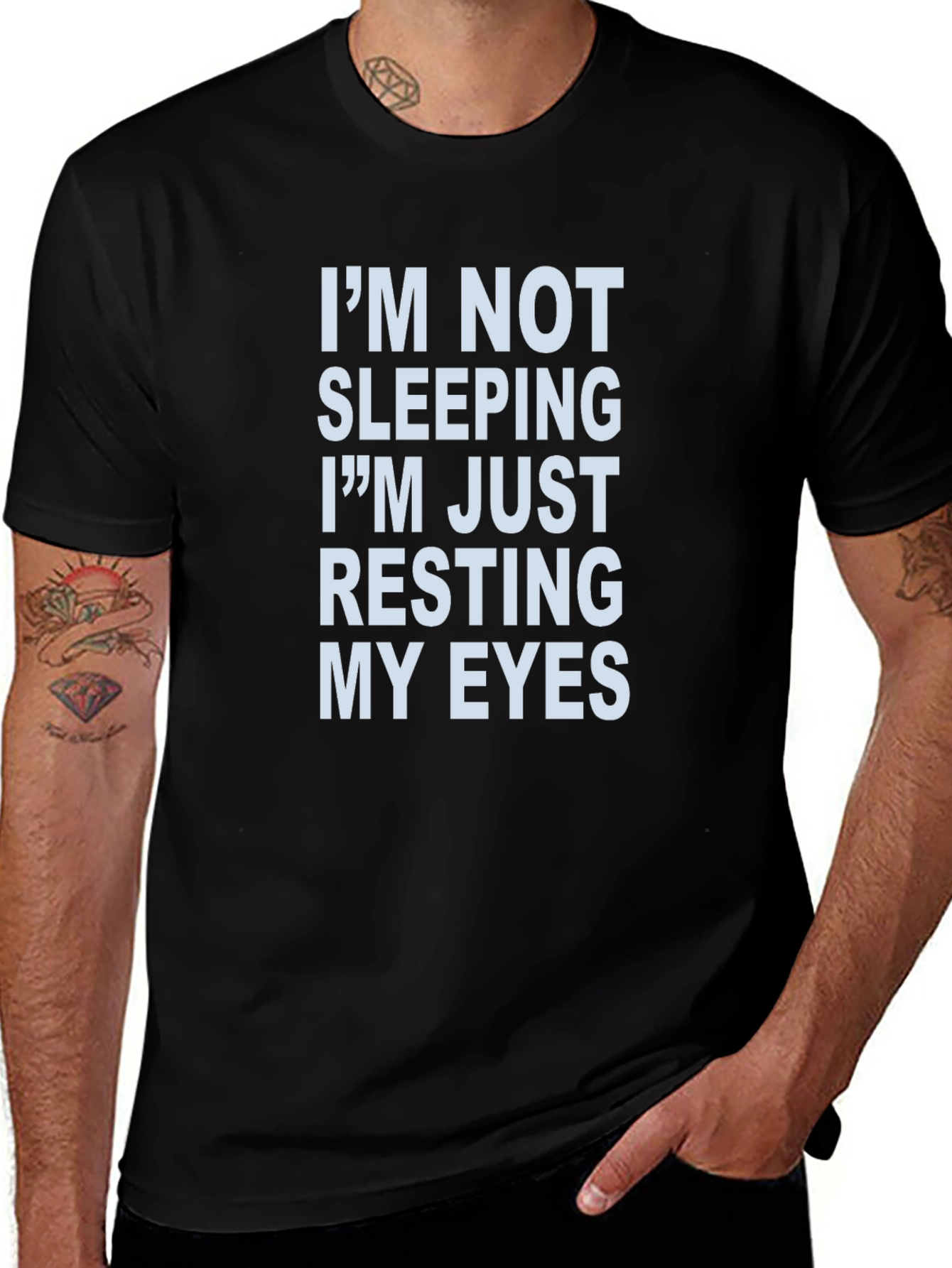 Im Not Sleeping Resting My Eyes Novelty T-Shirt