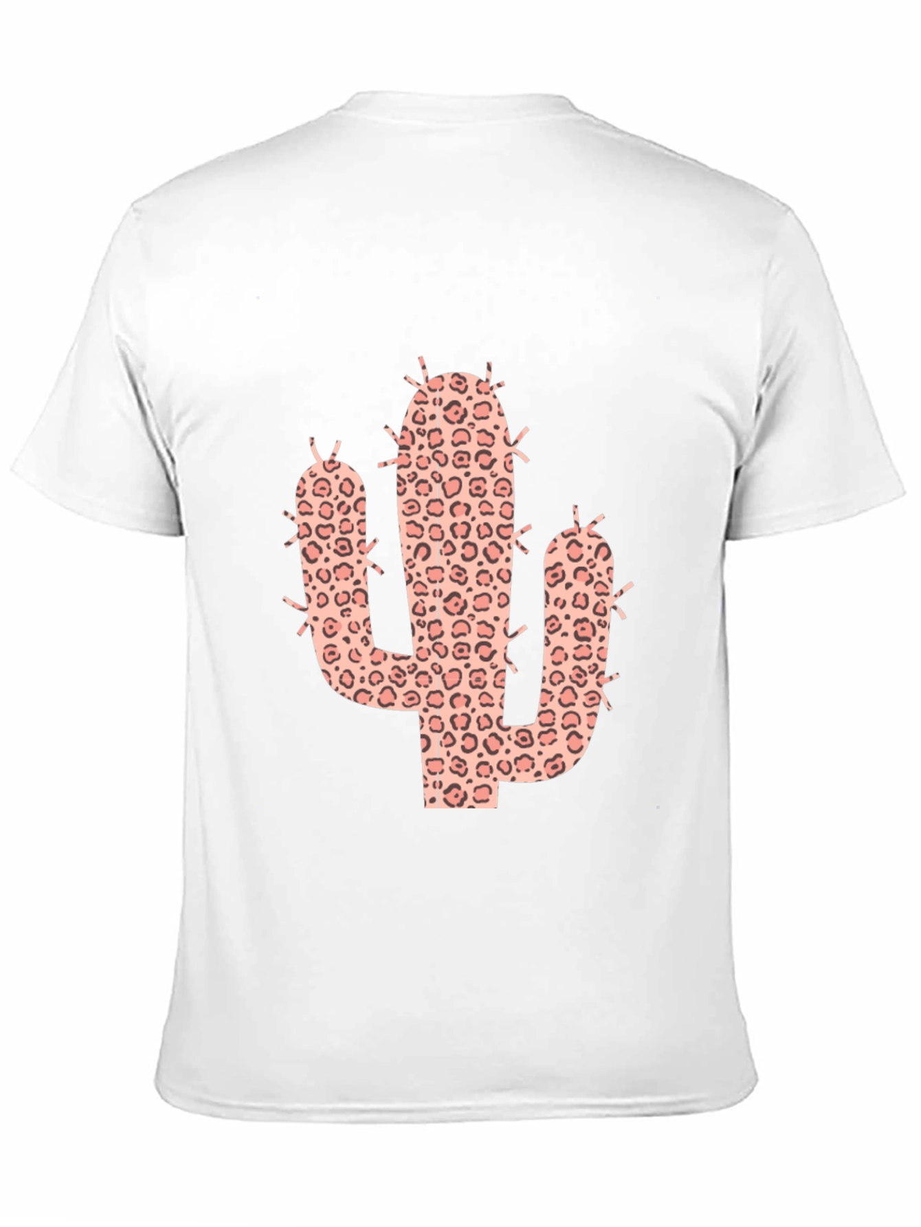 Leopard Cactus Graphic Tee - Black