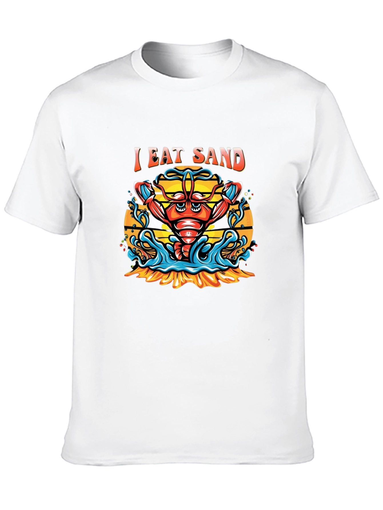 I Eat Sand Lobster Graphic T-Shirt