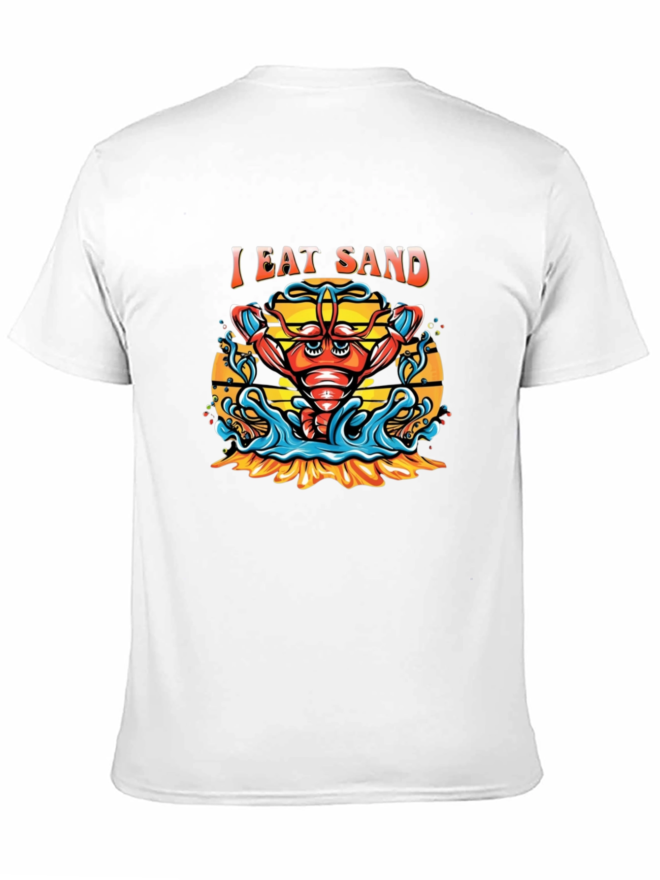 I Eat Sand Lobster Graphic T-Shirt