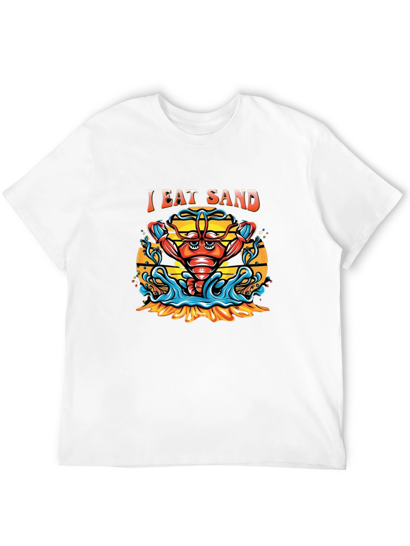 I Eat Sand Lobster Graphic T-Shirt