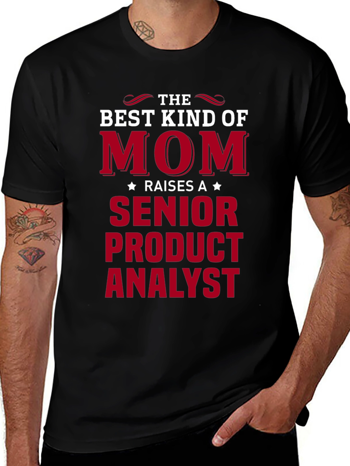 Senior Product Analyst Mom T-Shirt - Great Gift!