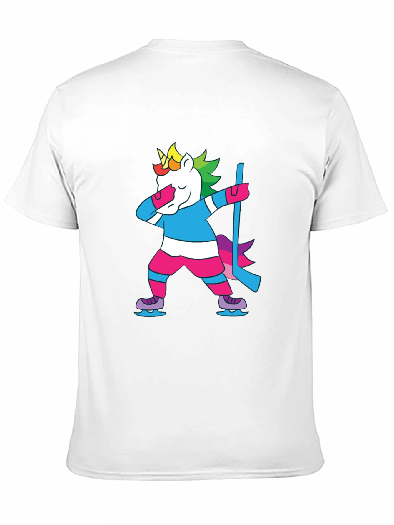 Unicorn Hockey Dab T-Shirt - Black