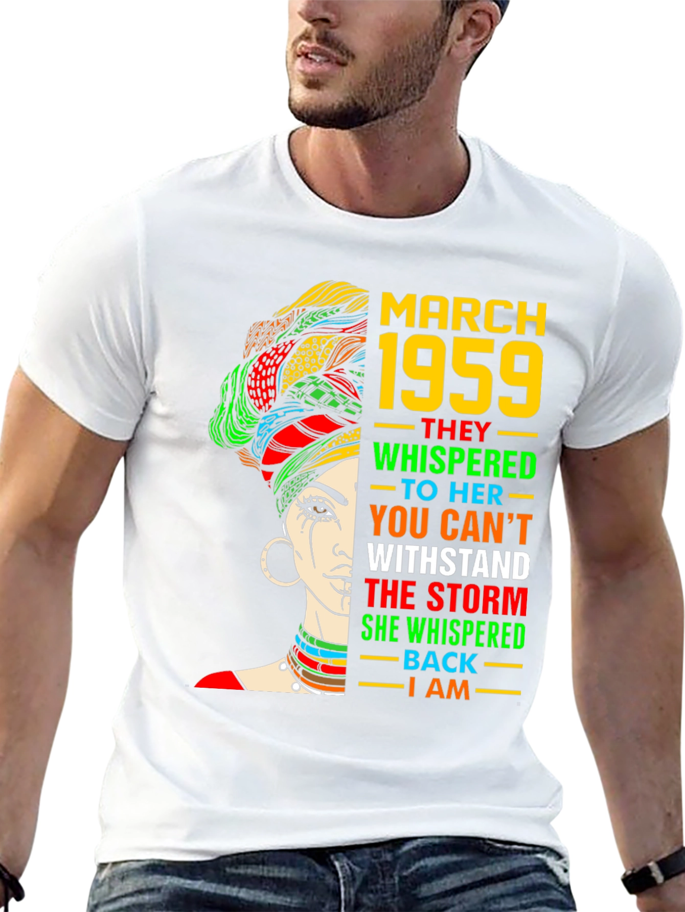 March 1959 Queen T-Shirt - Strong Woman Birthday Gift