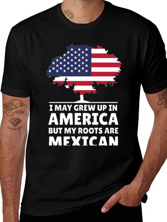 America Grown Mexican Roots T-Shirt
