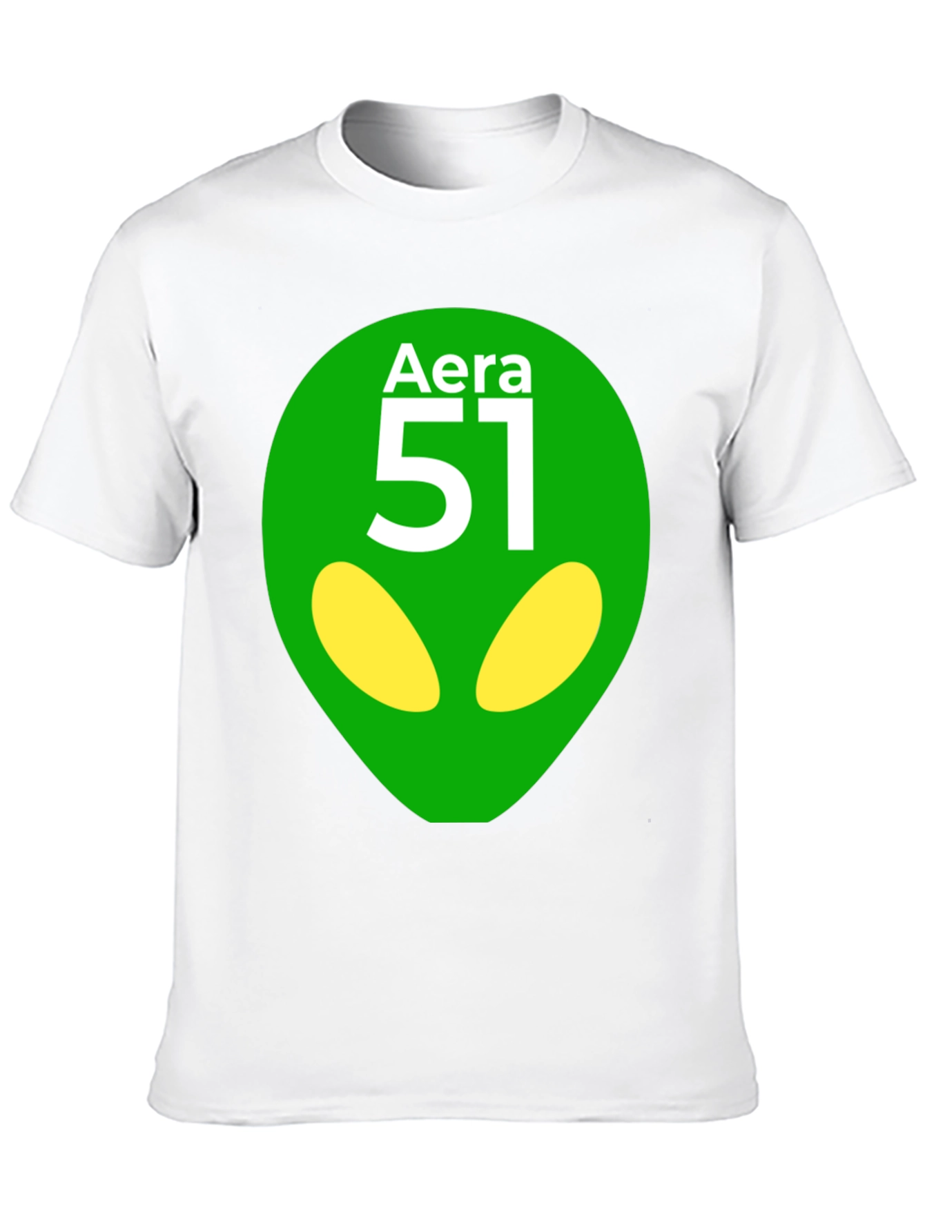 Area 51 Alien Graphic T-Shirt - Black