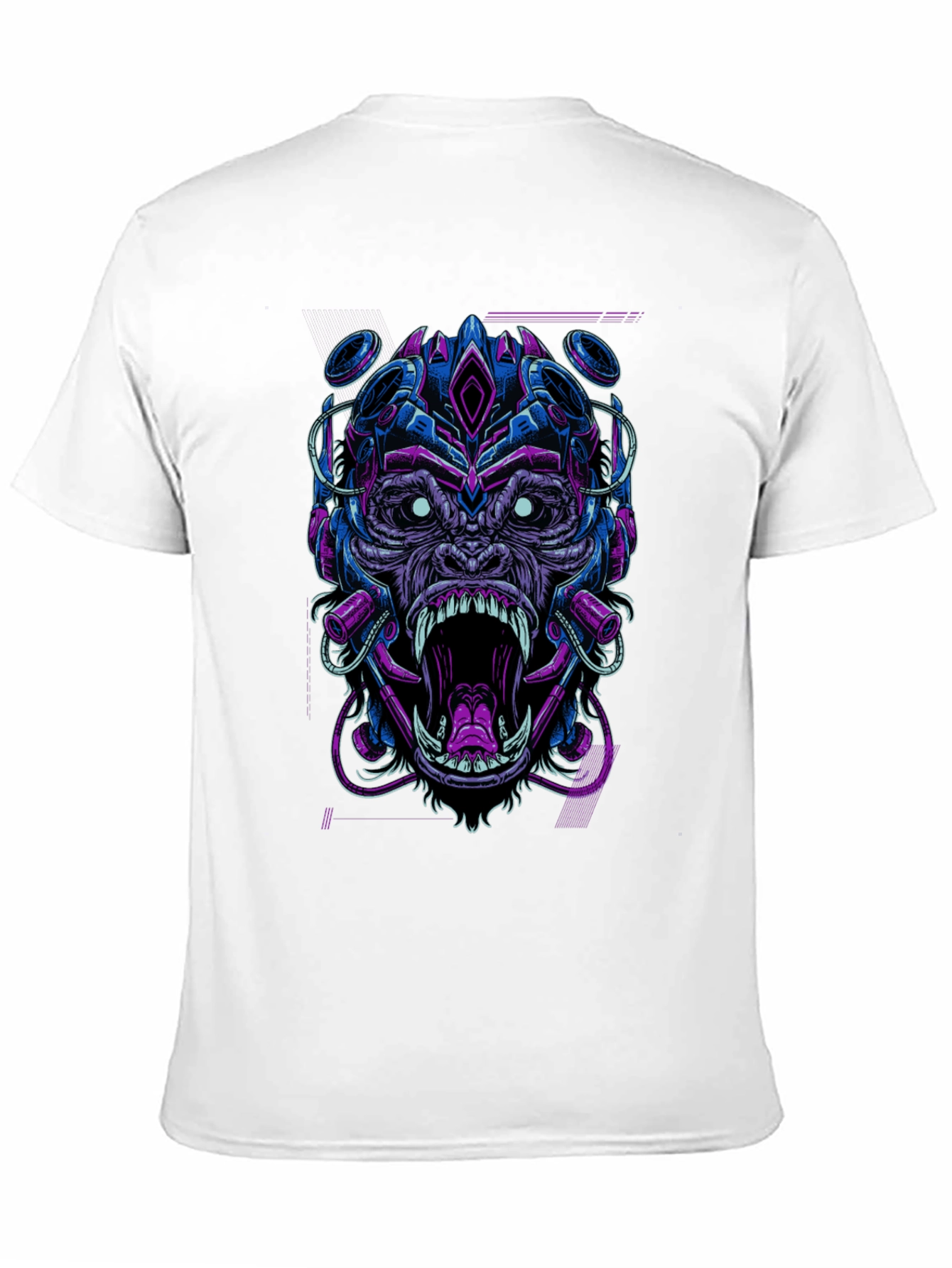 Cyberpunk Gorilla Graphic Tee