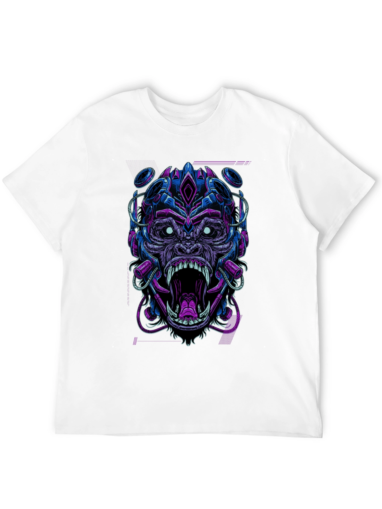 Cyberpunk Gorilla Graphic Tee