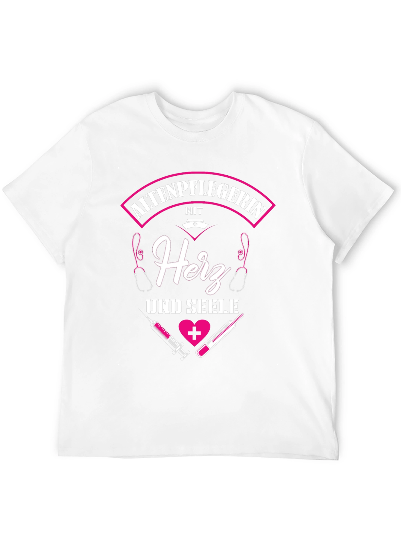 Altenpflegerin Heart & Soul Graphic Tee