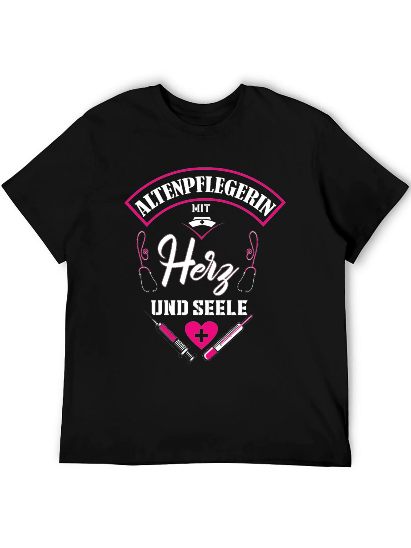 Altenpflegerin Heart & Soul Graphic Tee