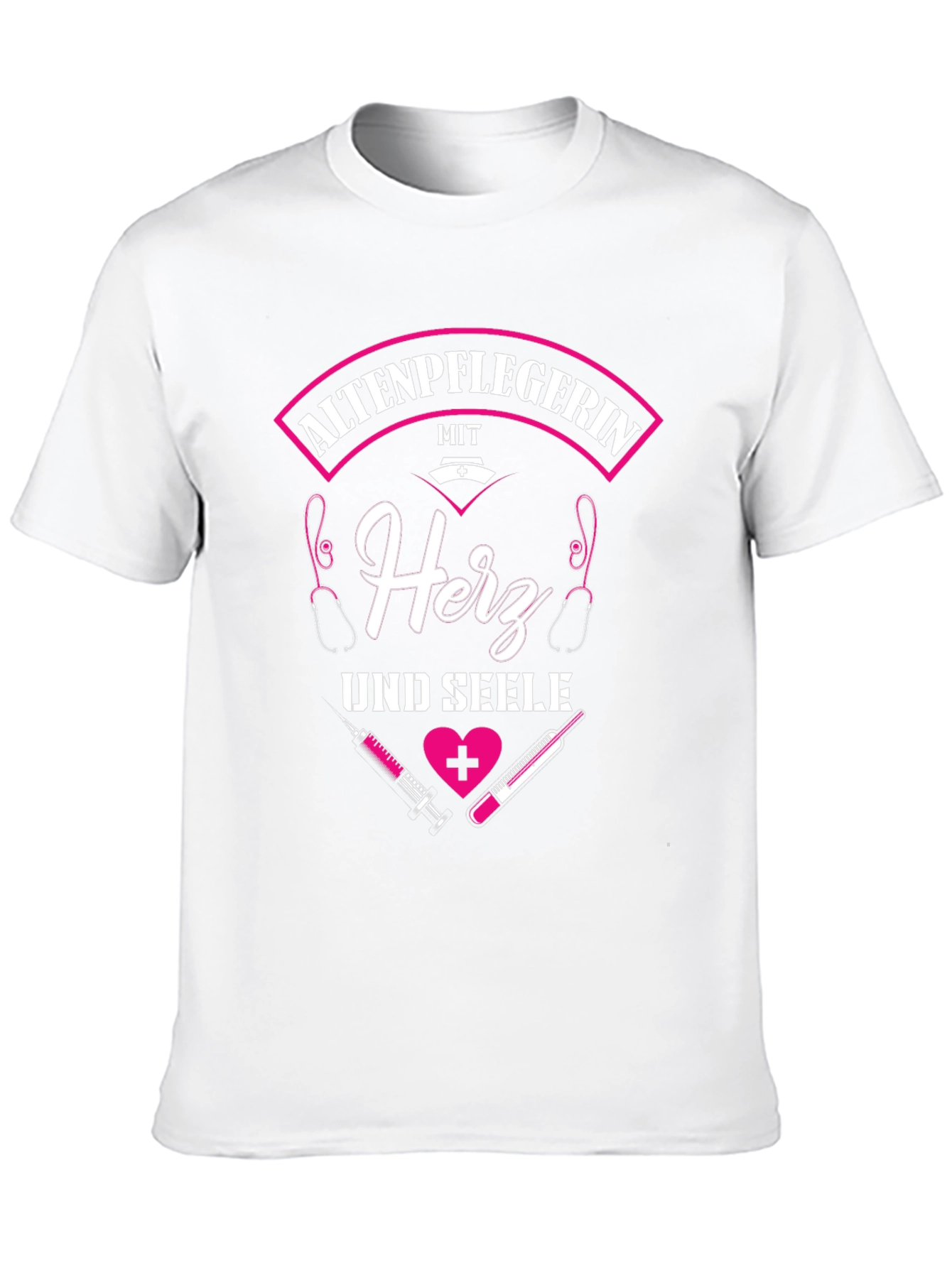 Altenpflegerin Heart & Soul Graphic Tee