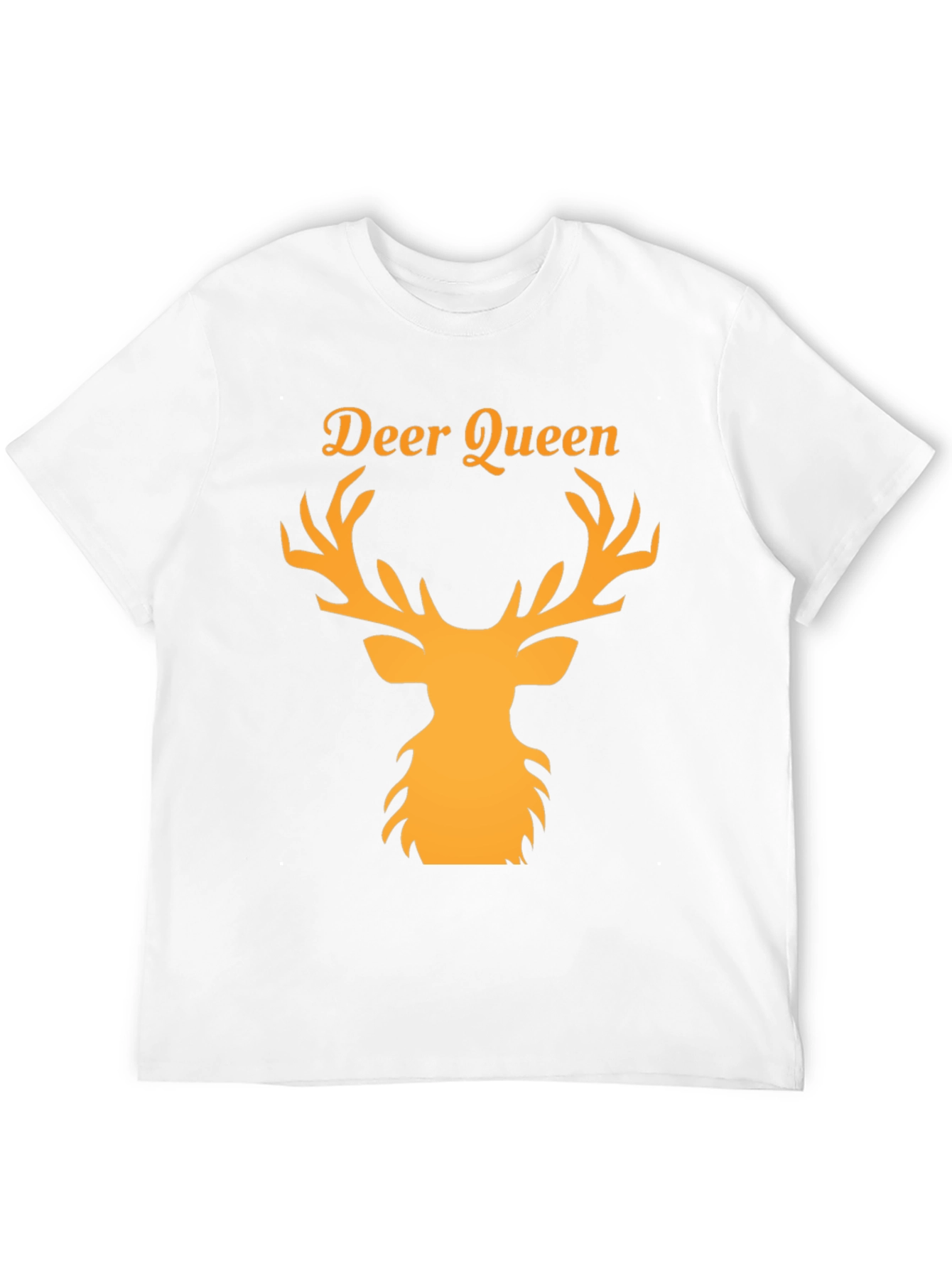 Deer Queen Graphic Tee - Black Unisex T-Shirt