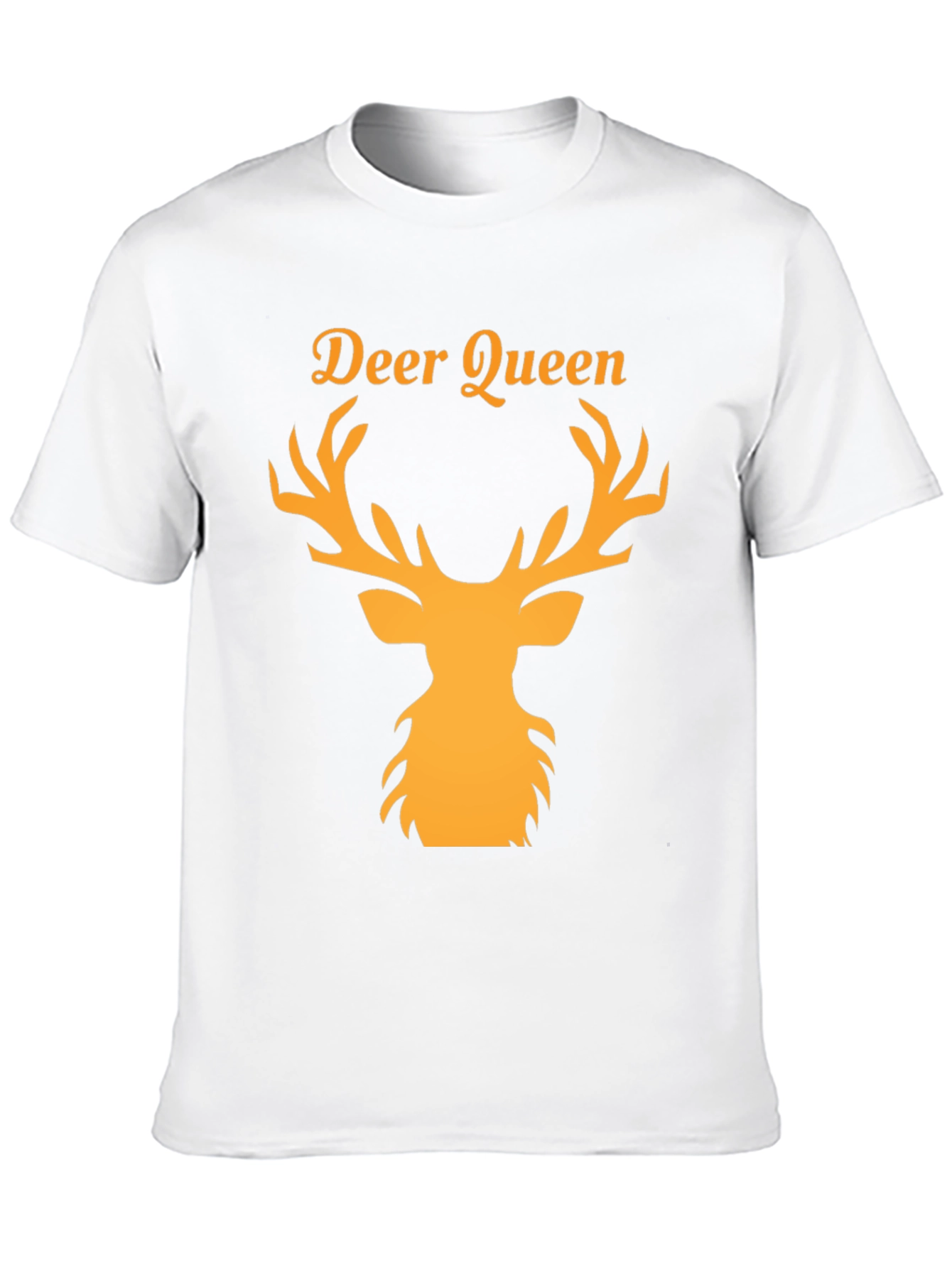 Deer Queen Graphic Tee - Black Unisex T-Shirt