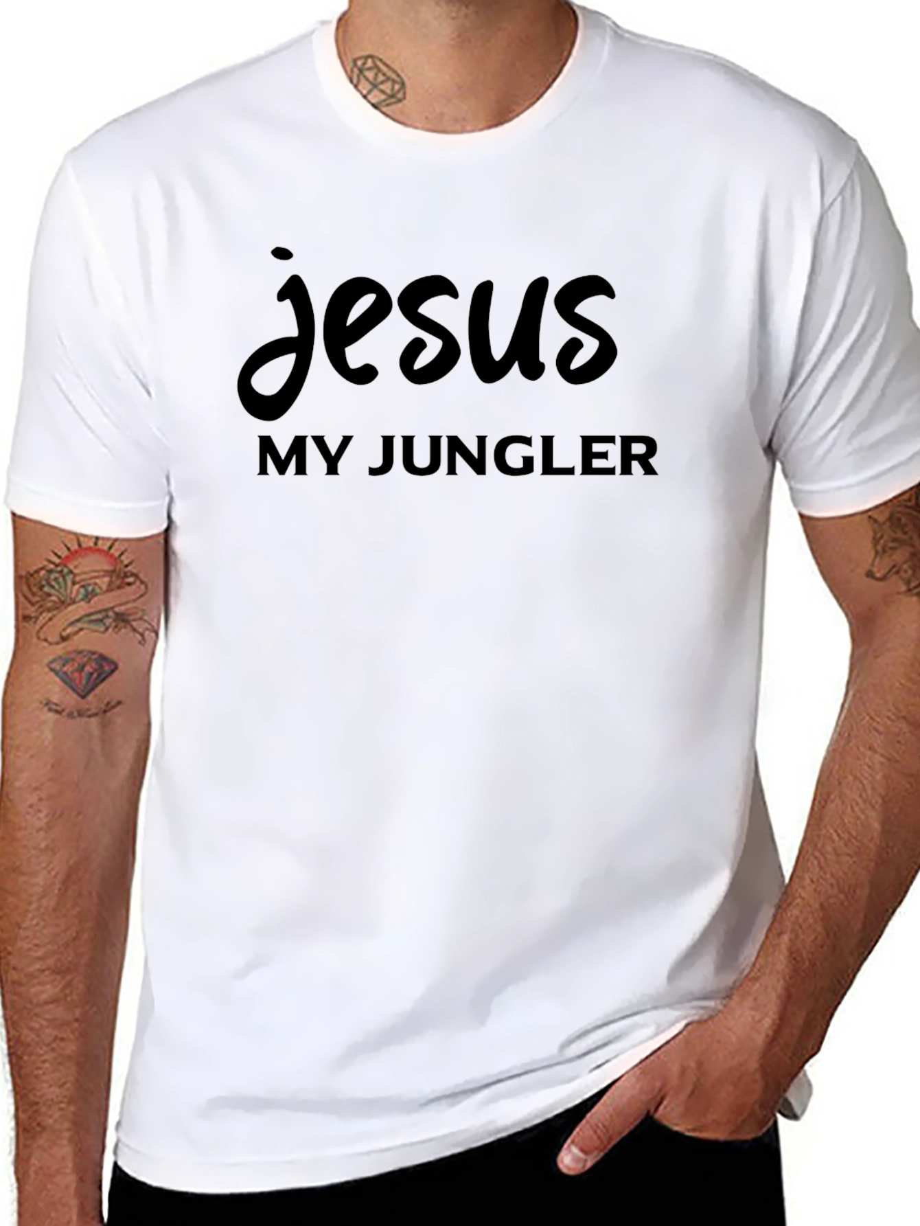 Jesus My Jungler T-Shirt - Gamer Christian Tee