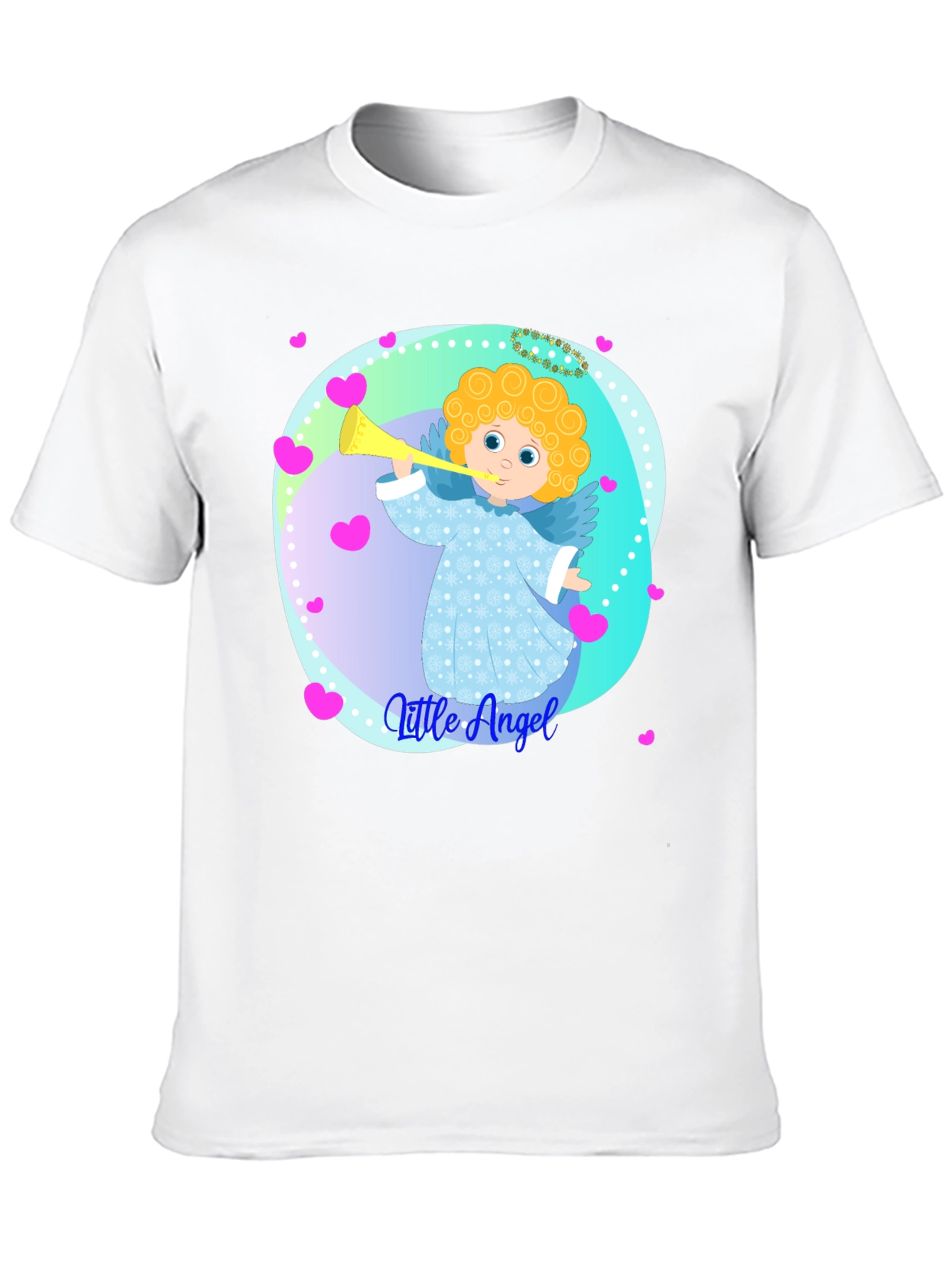 Little Angel Graphic Tee - Soft Cotton Comfort