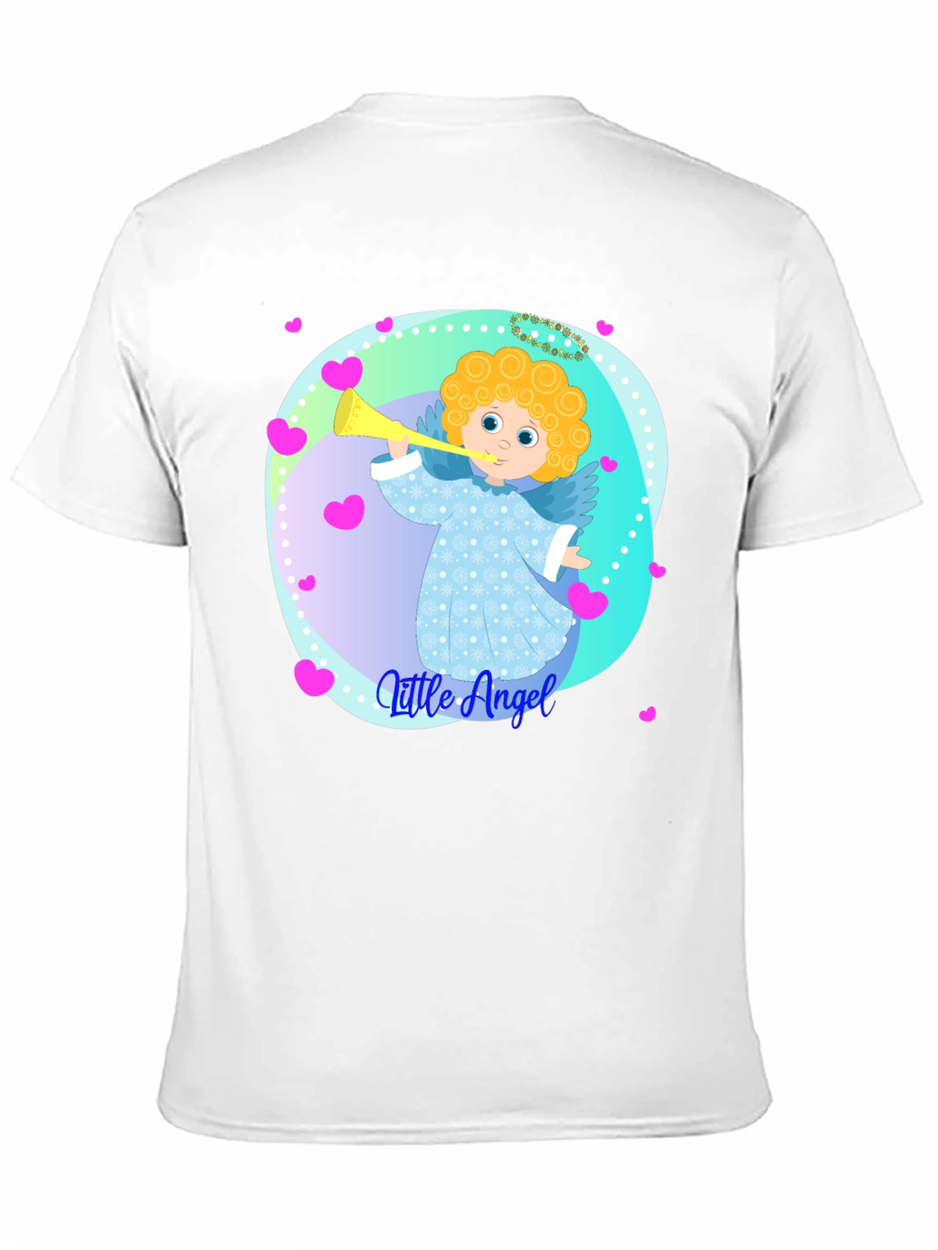 Little Angel Graphic Tee - Soft Cotton Comfort