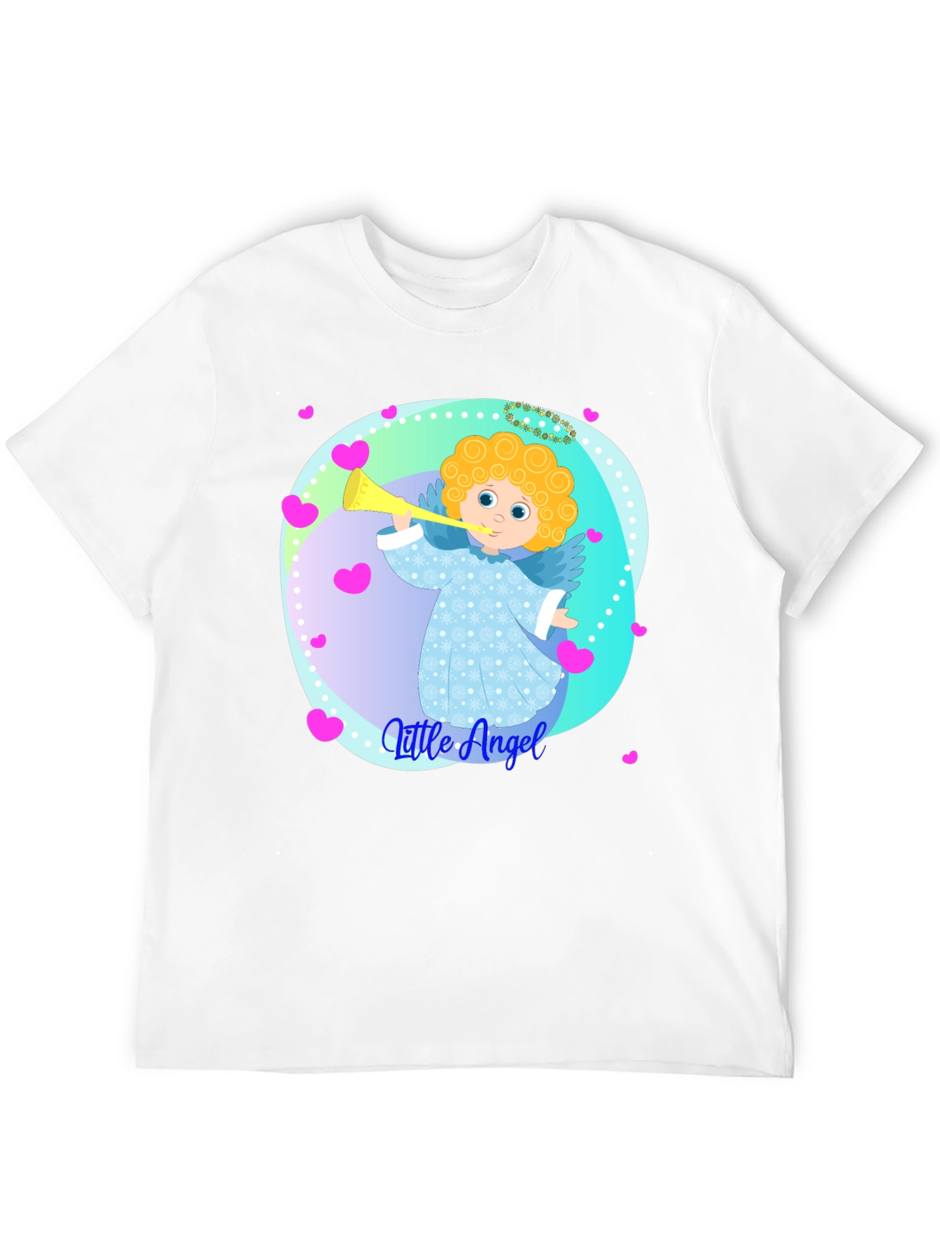 Little Angel Graphic Tee - Soft Cotton Comfort