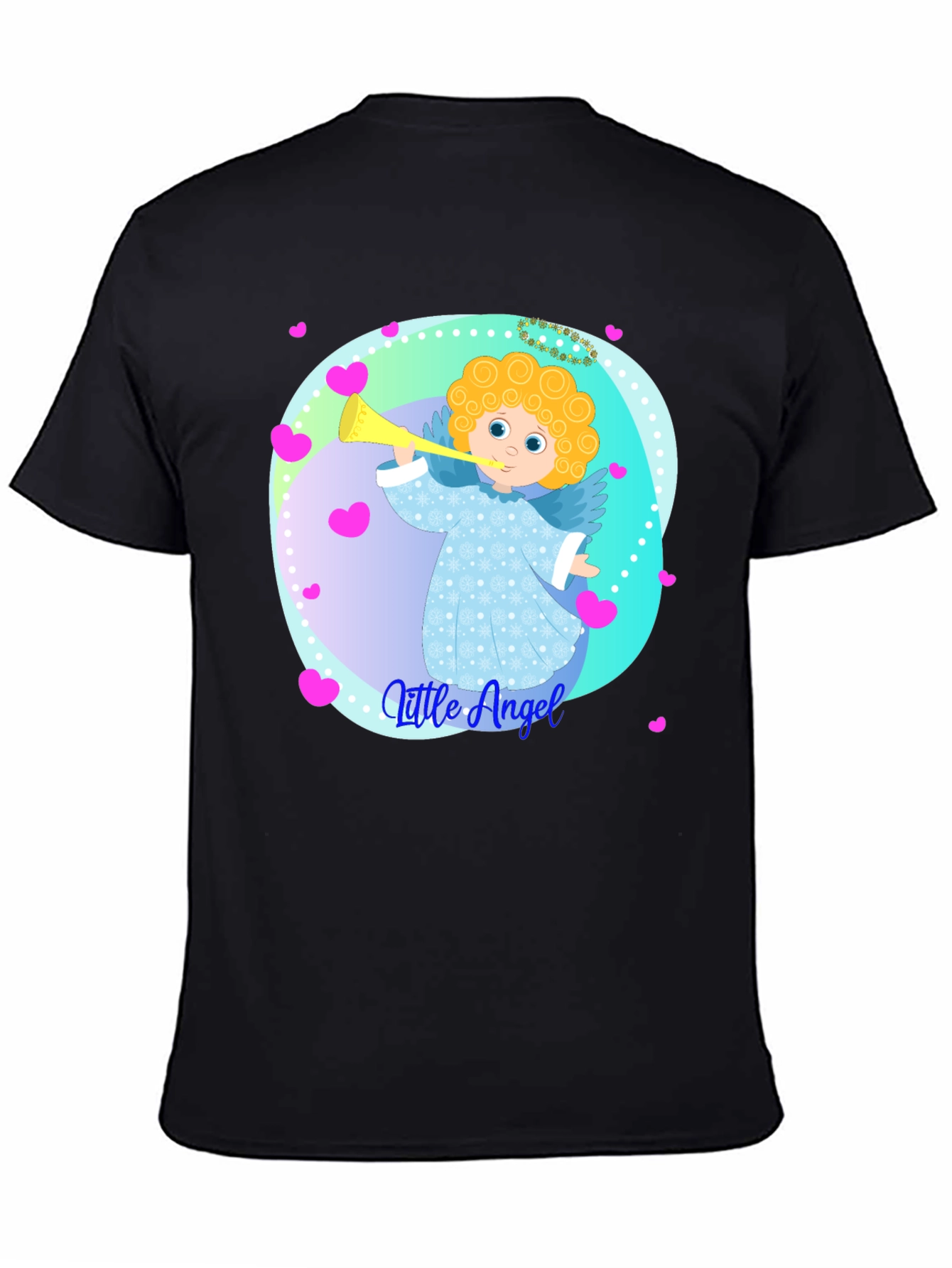 Little Angel Graphic Tee - Soft Cotton Comfort
