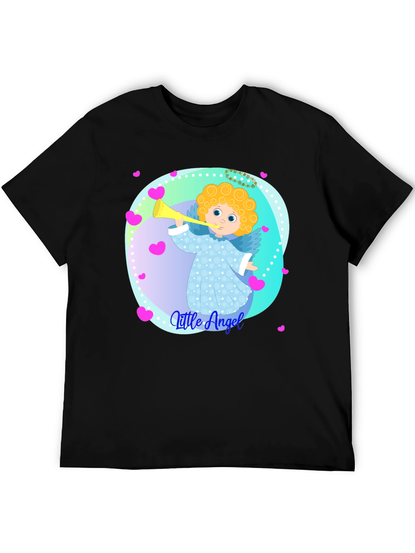 Little Angel Graphic Tee - Soft Cotton Comfort