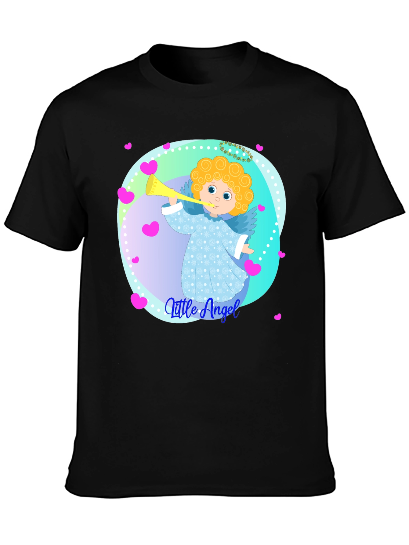 Little Angel Graphic Tee - Soft Cotton Comfort