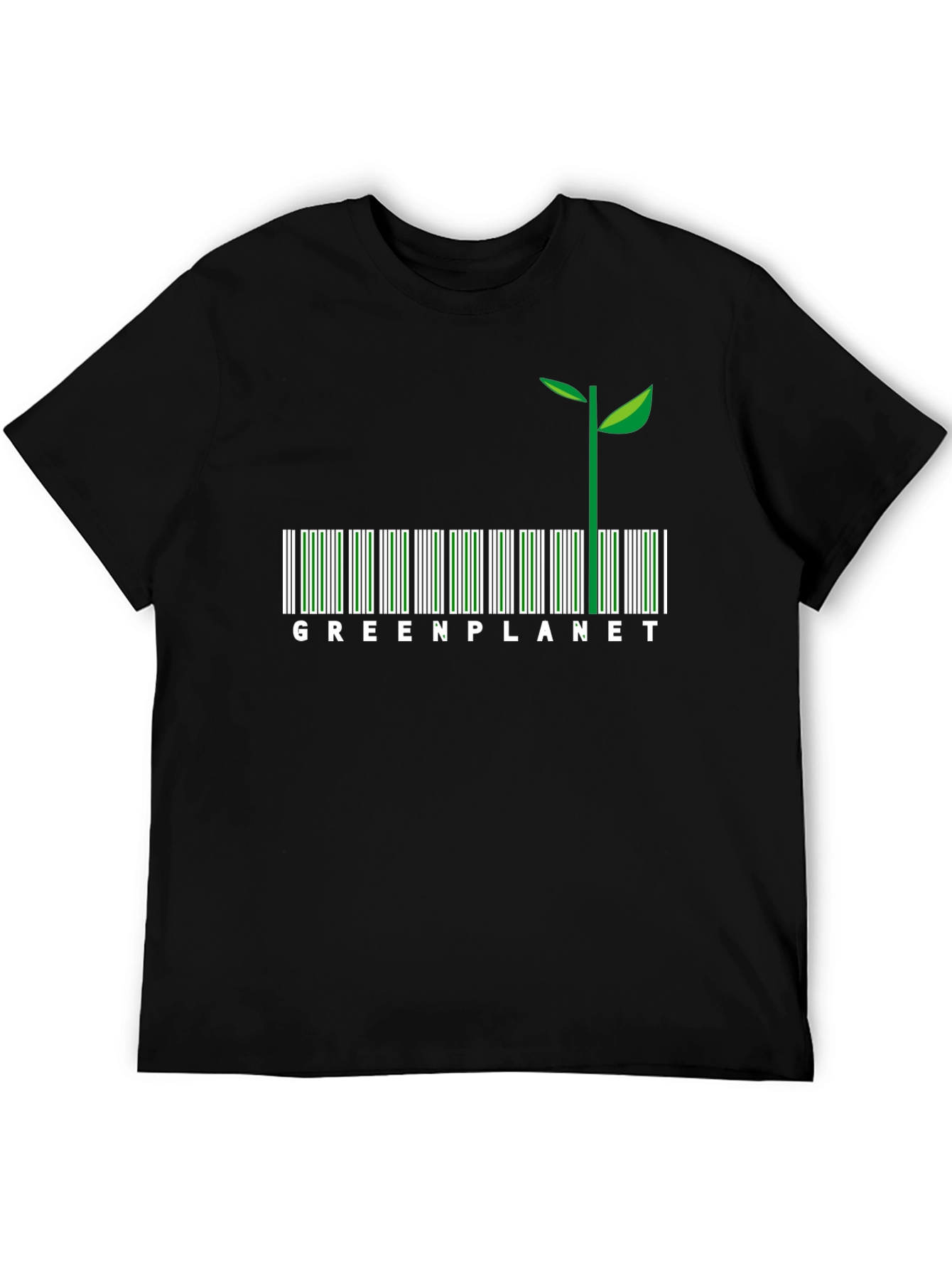 Green Planet Graphic T-Shirt - Eco-Friendly Design
