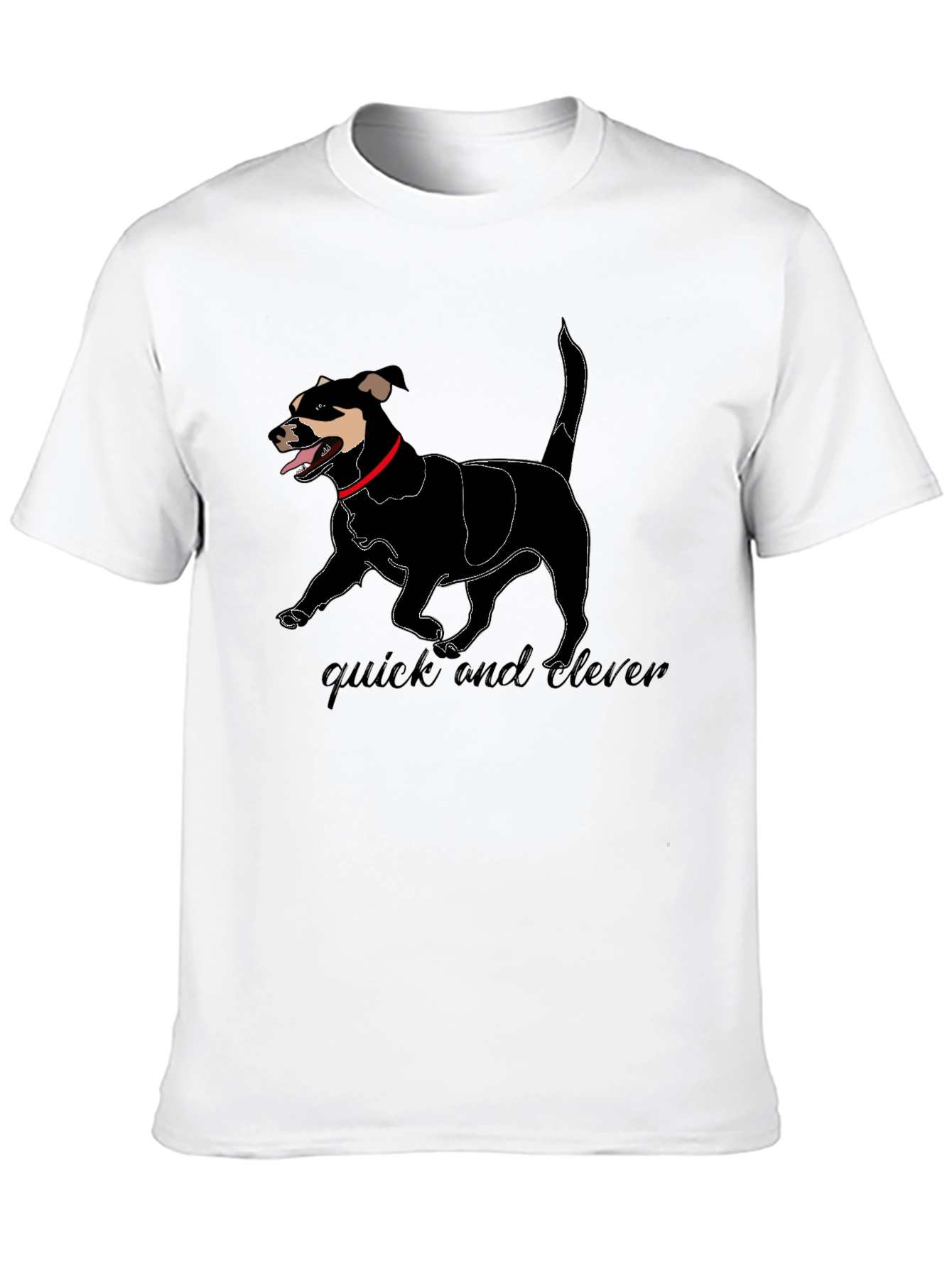 Quick and Clever Dog Graphic Tee