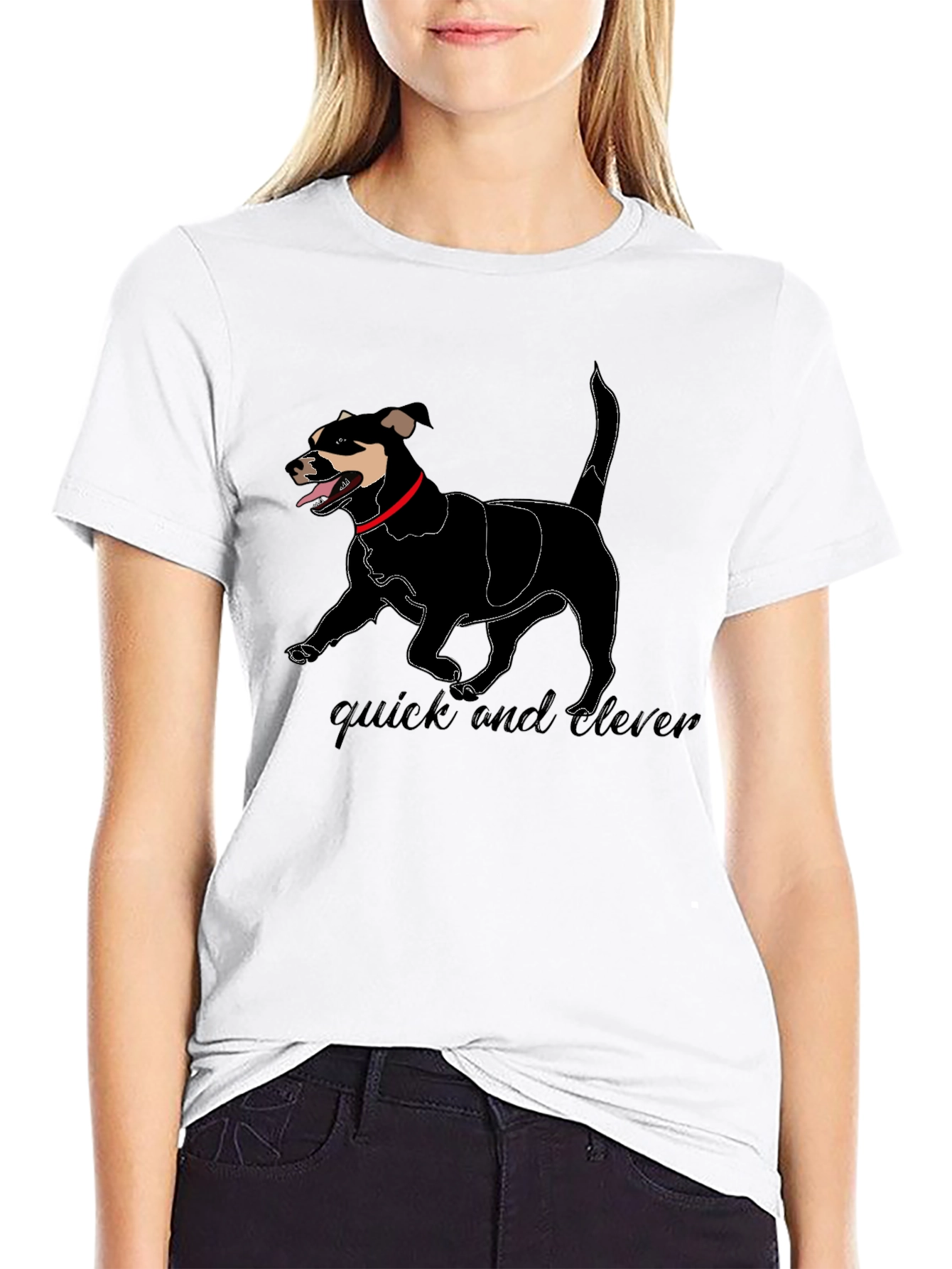 Quick and Clever Dog Graphic Tee