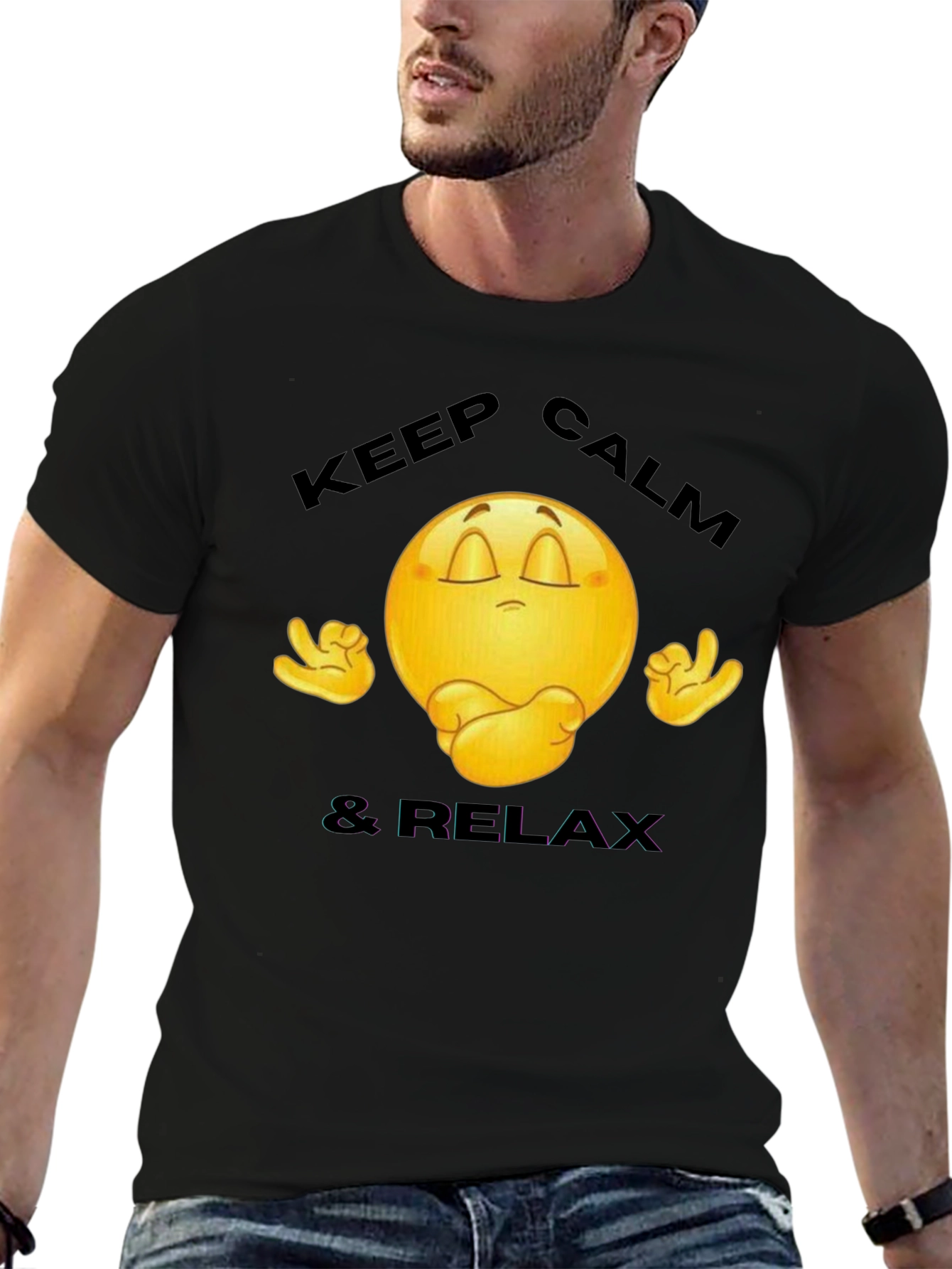 Keep Calm & Relax Graphic Tee