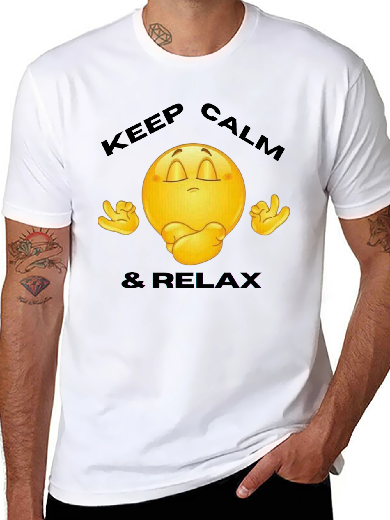 Keep Calm & Relax Graphic Tee
