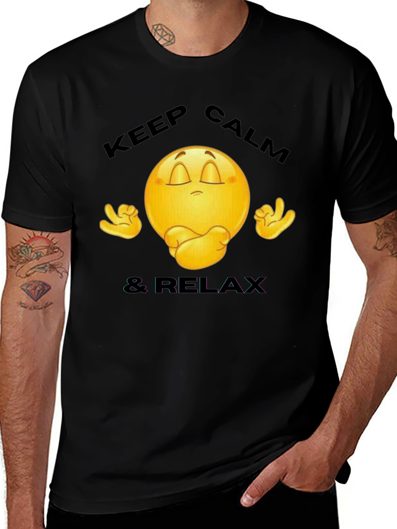 Keep Calm & Relax Graphic Tee