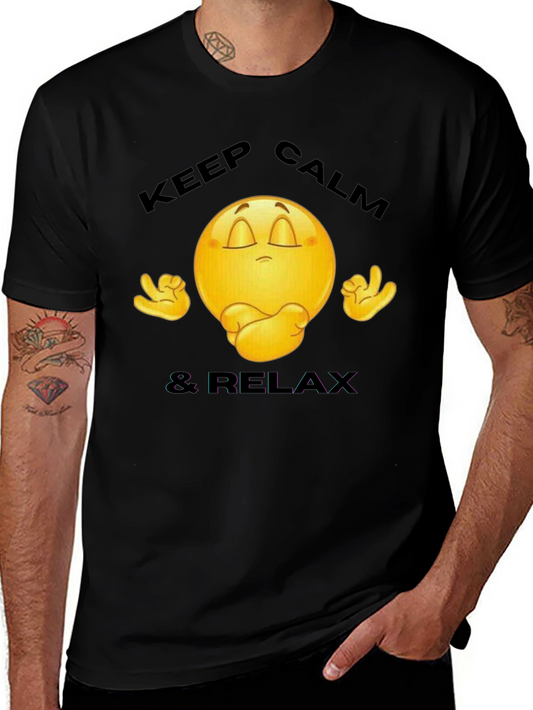 Keep Calm & Relax Graphic Tee