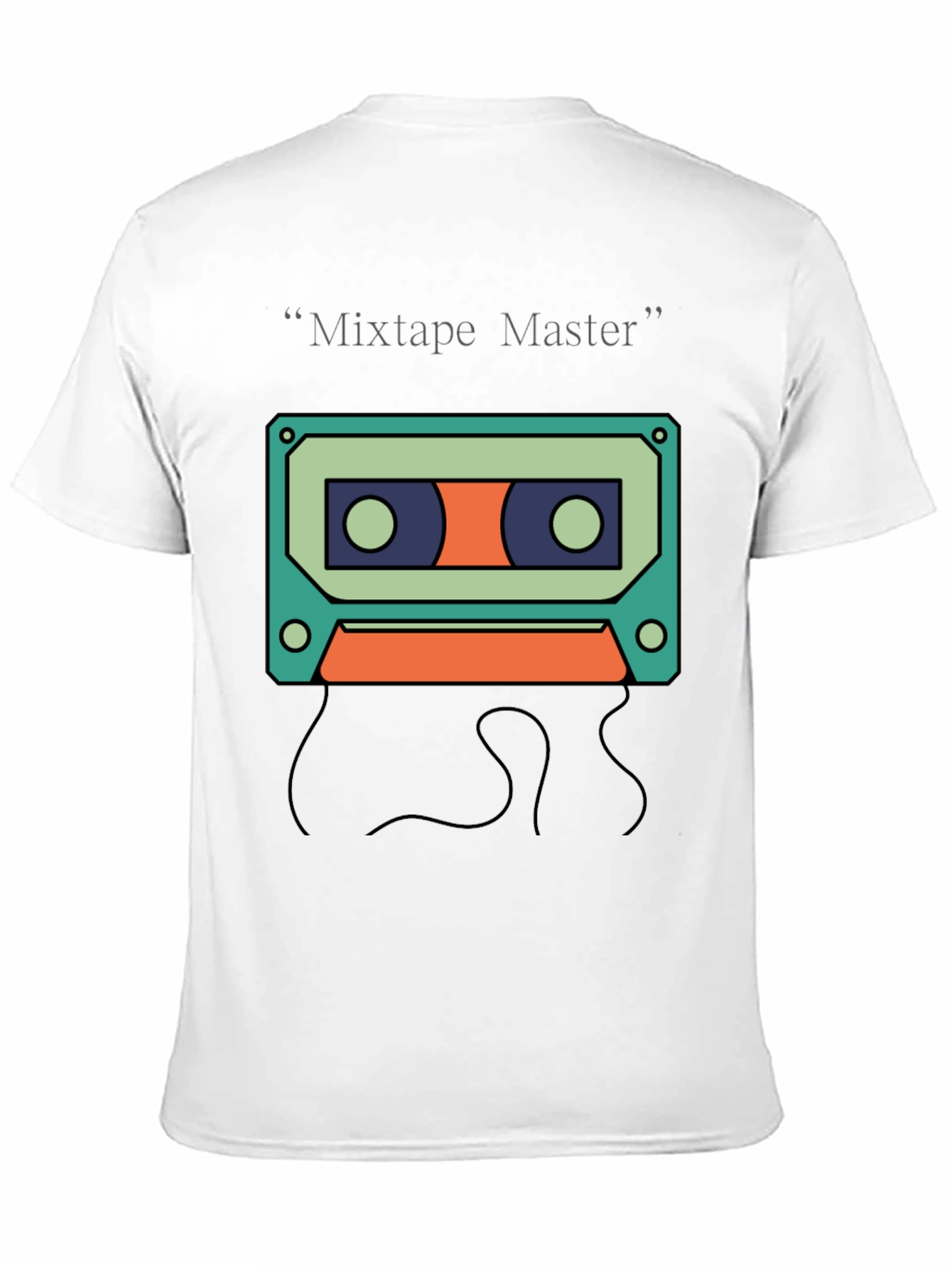 Mixtape Master Graphic Tee - Retro Cassette Design
