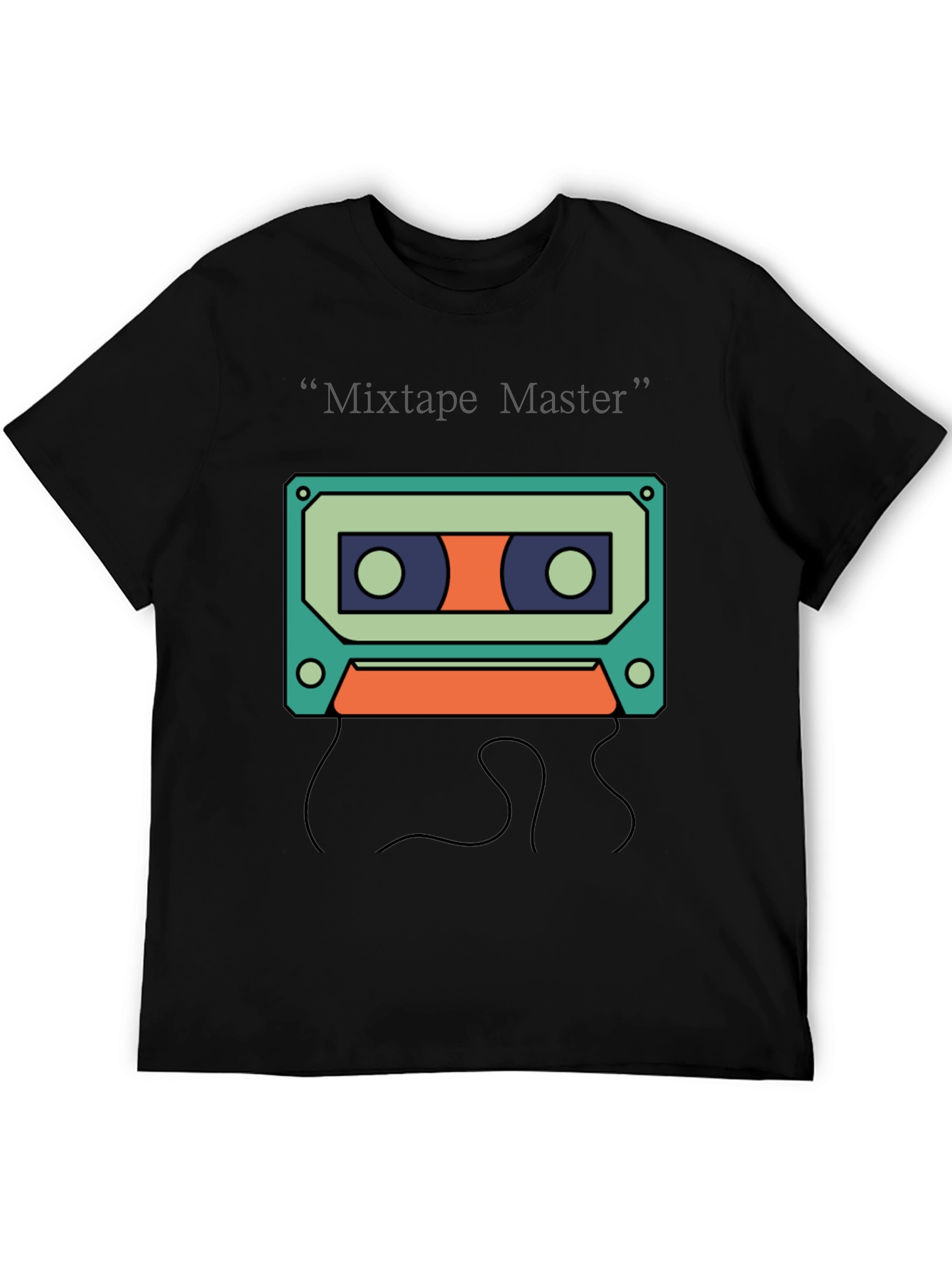 Mixtape Master Graphic Tee - Retro Cassette Design