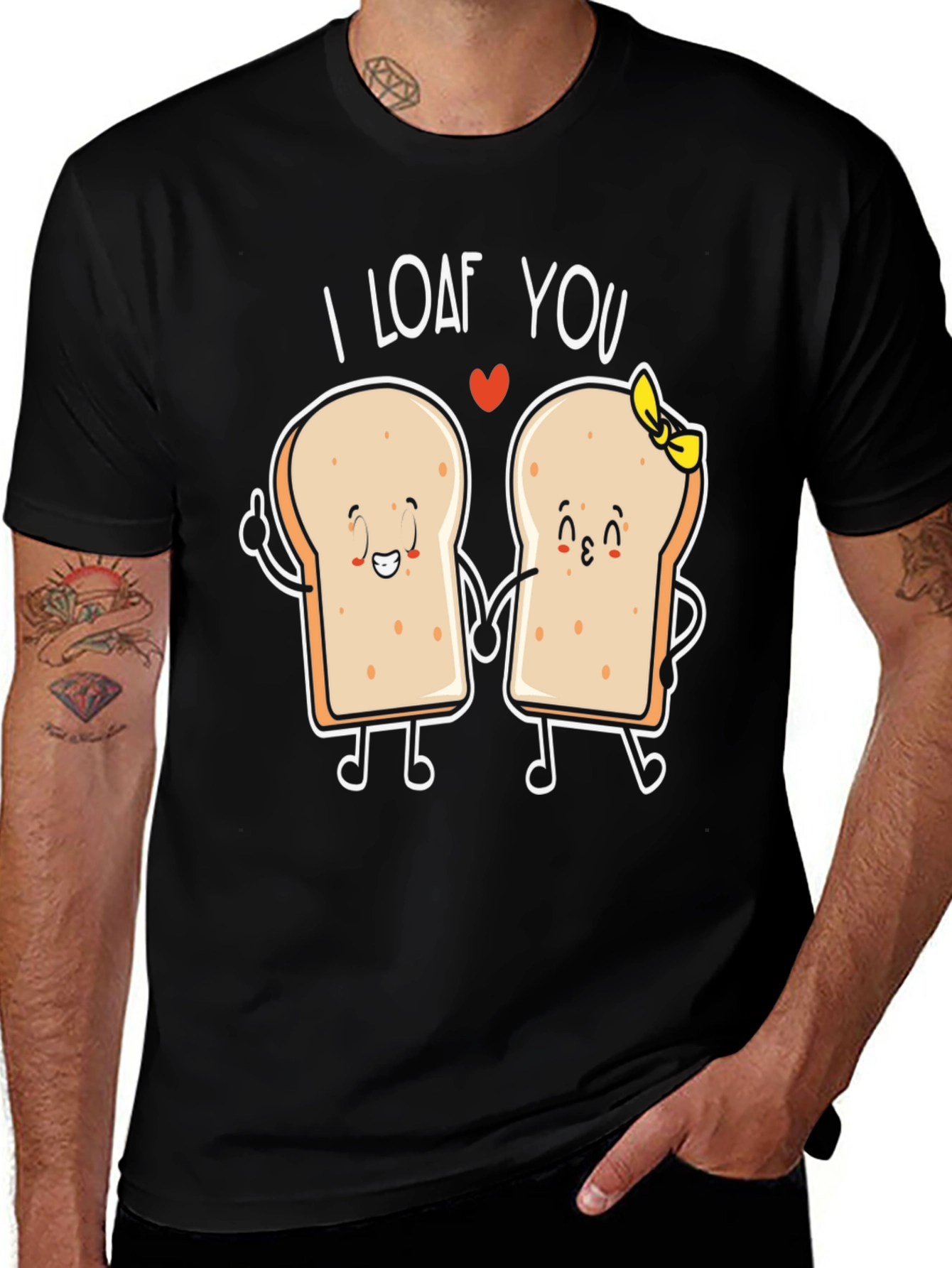 I Loaf You Graphic Tee - Bread Lovers Gift