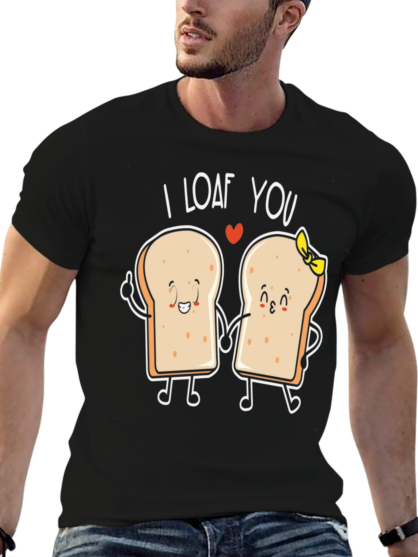 I Loaf You Graphic Tee - Bread Lovers Gift