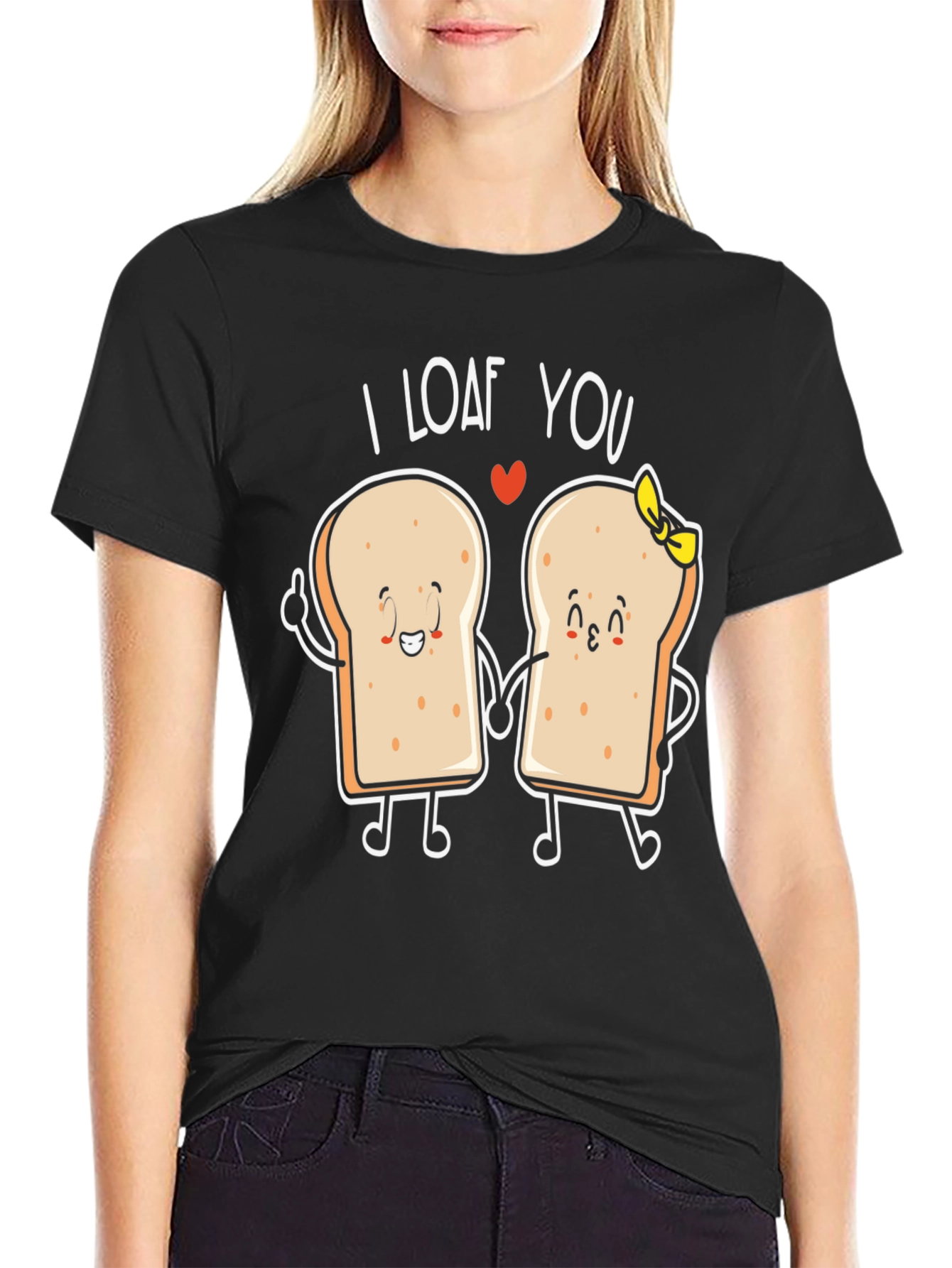 I Loaf You Graphic Tee - Bread Lovers Gift