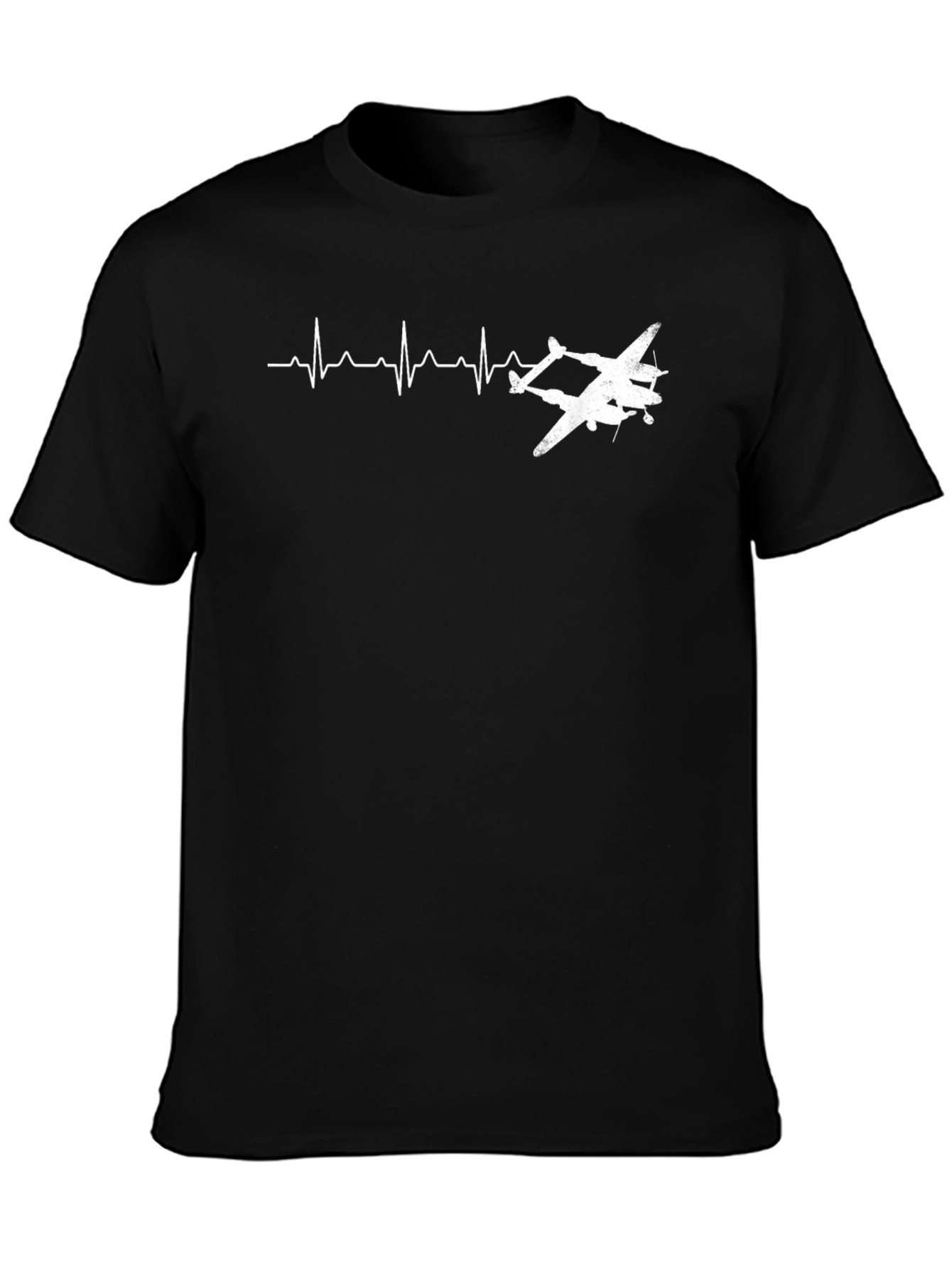 Pilot Heartbeat T-Shirt - Aviation Lover Tee