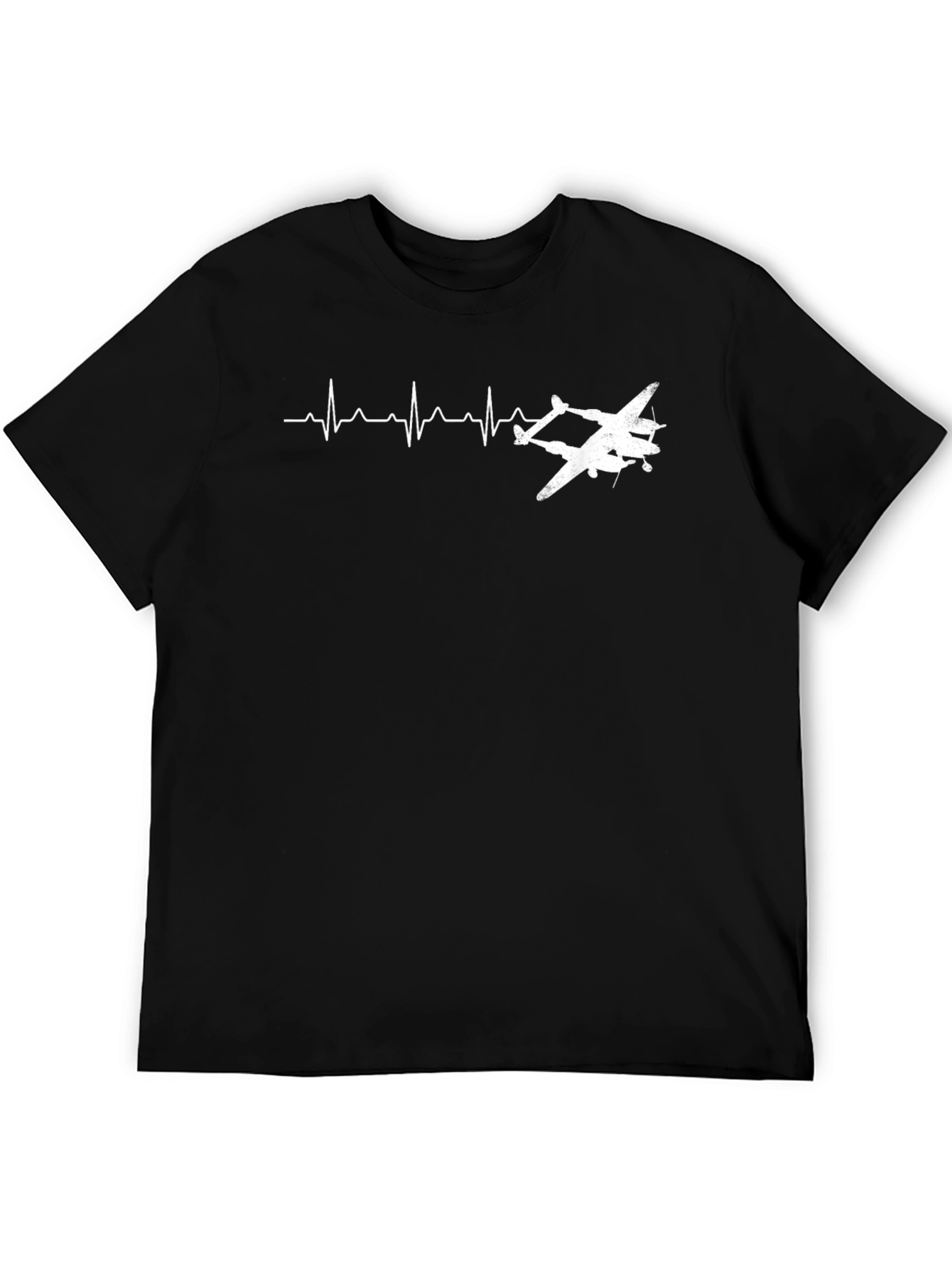 Pilot Heartbeat T-Shirt - Aviation Lover Tee