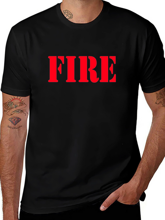 Bold FIRE T-Shirt - Statement Tee