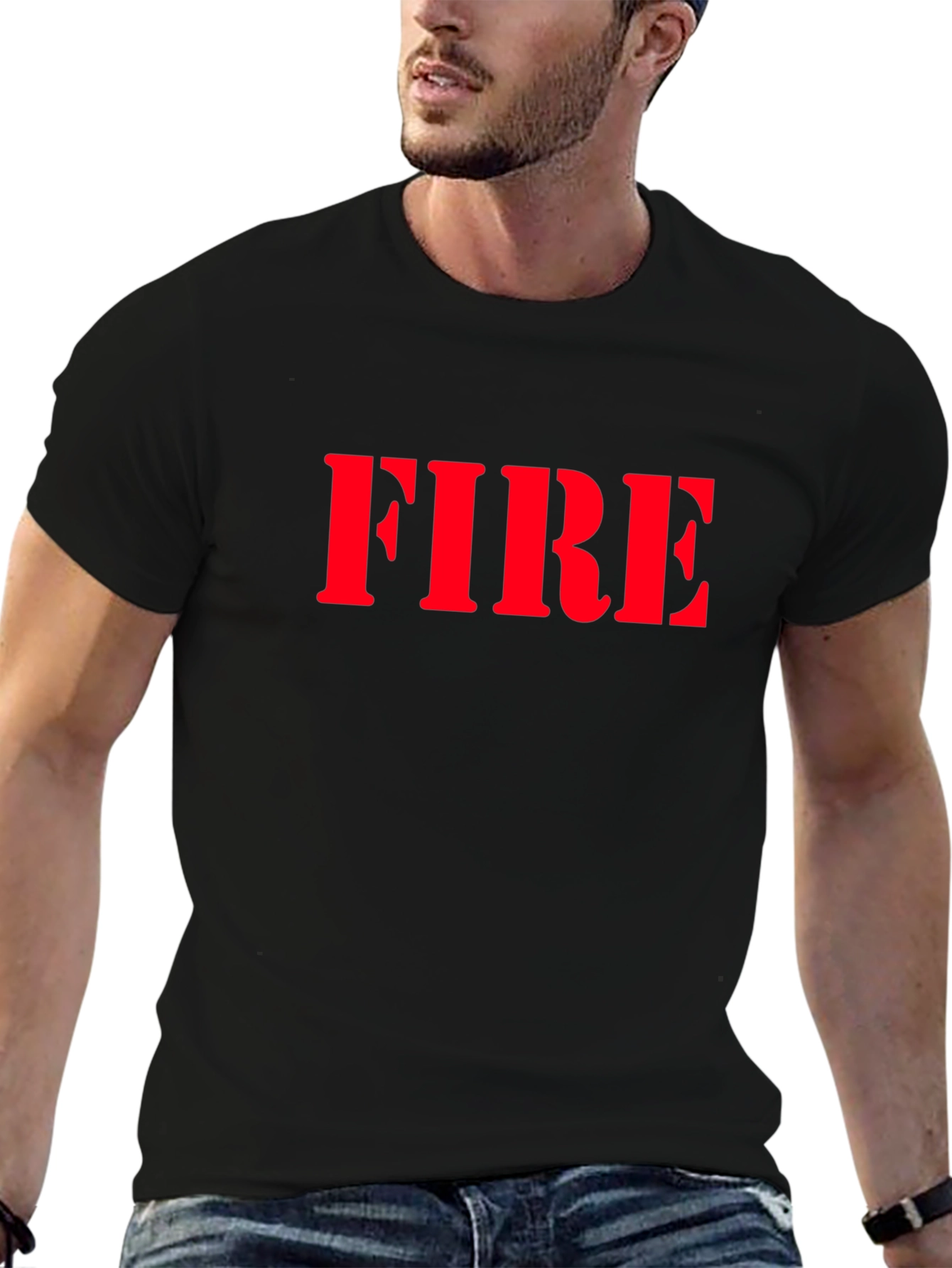 Bold FIRE T-Shirt - Statement Tee