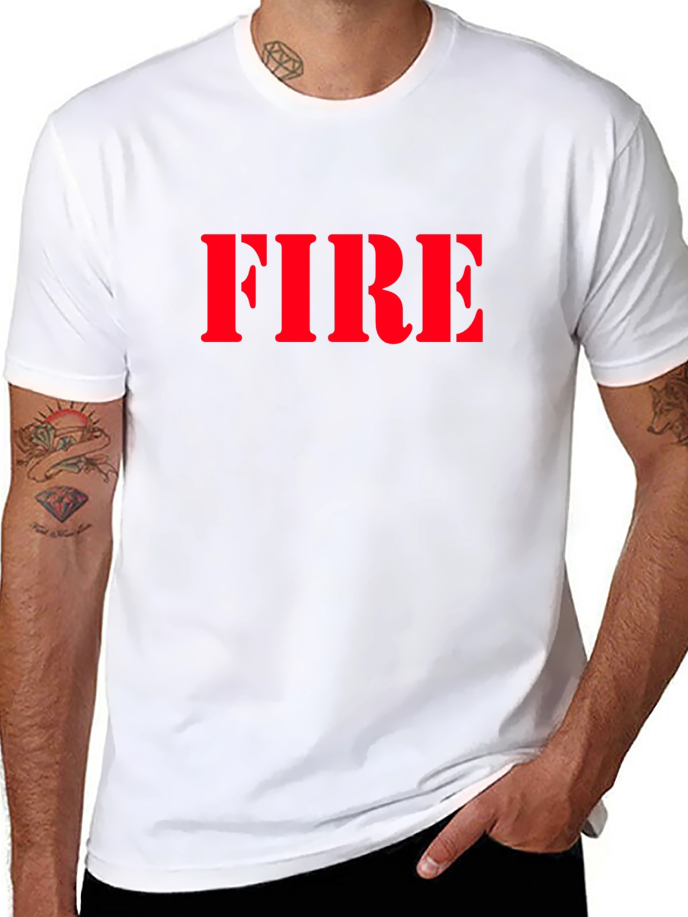 Bold FIRE T-Shirt - Statement Tee