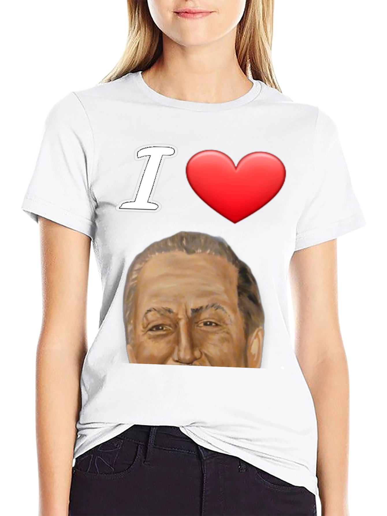 I Heart Silvio Berlusconi T-Shirt Black Graphic Tee