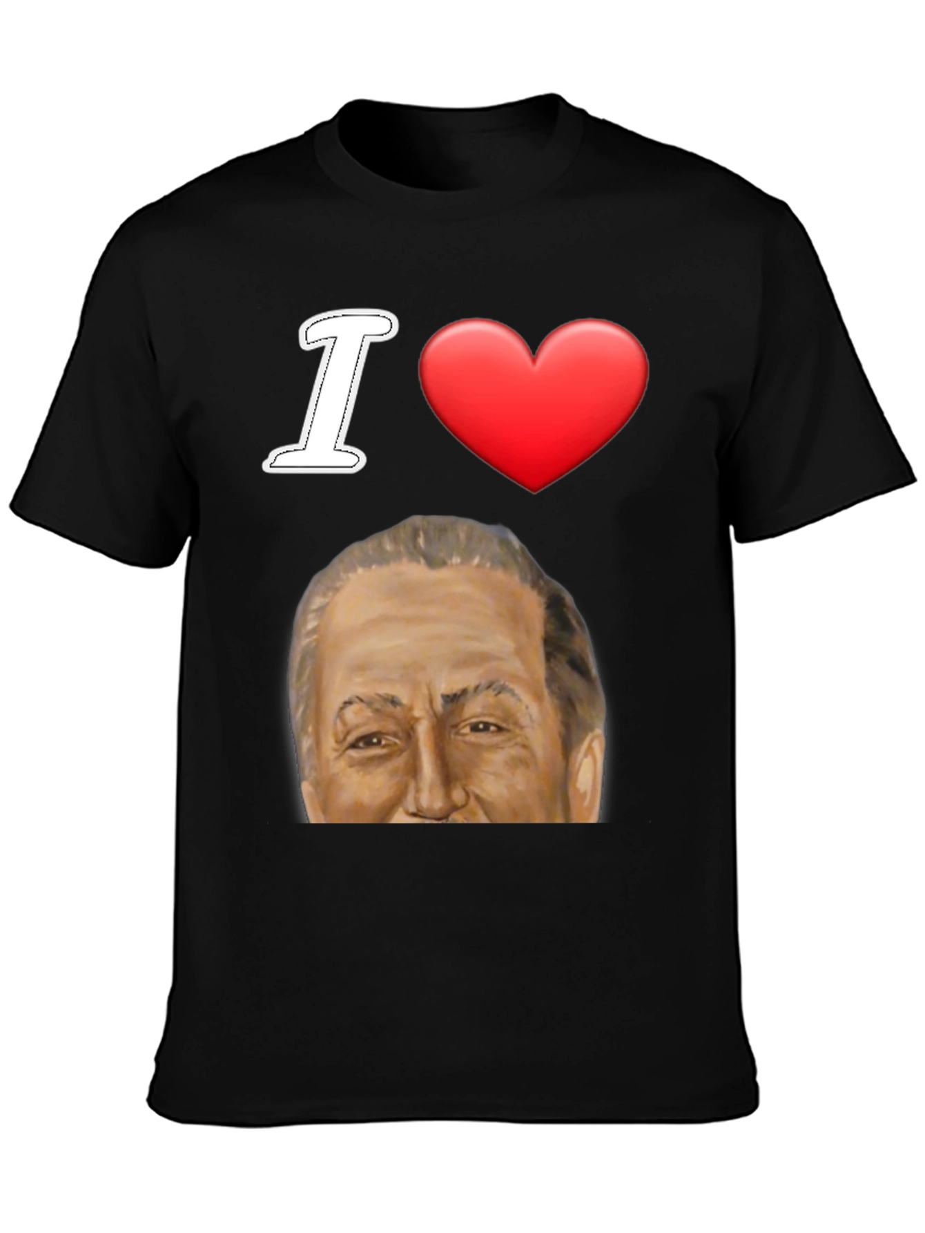 I Heart Silvio Berlusconi T-Shirt Black Graphic Tee