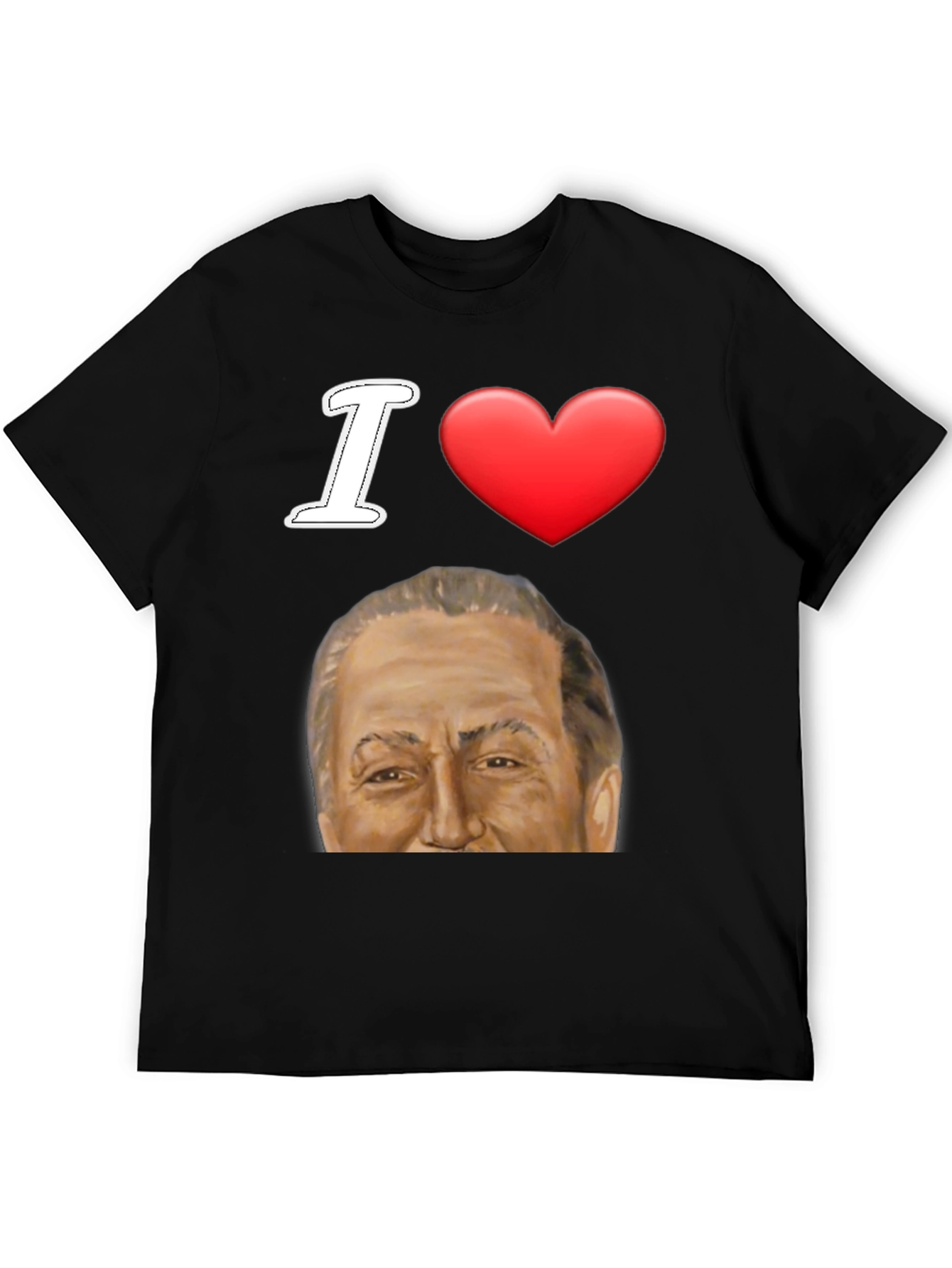 I Heart Silvio Berlusconi T-Shirt Black Graphic Tee