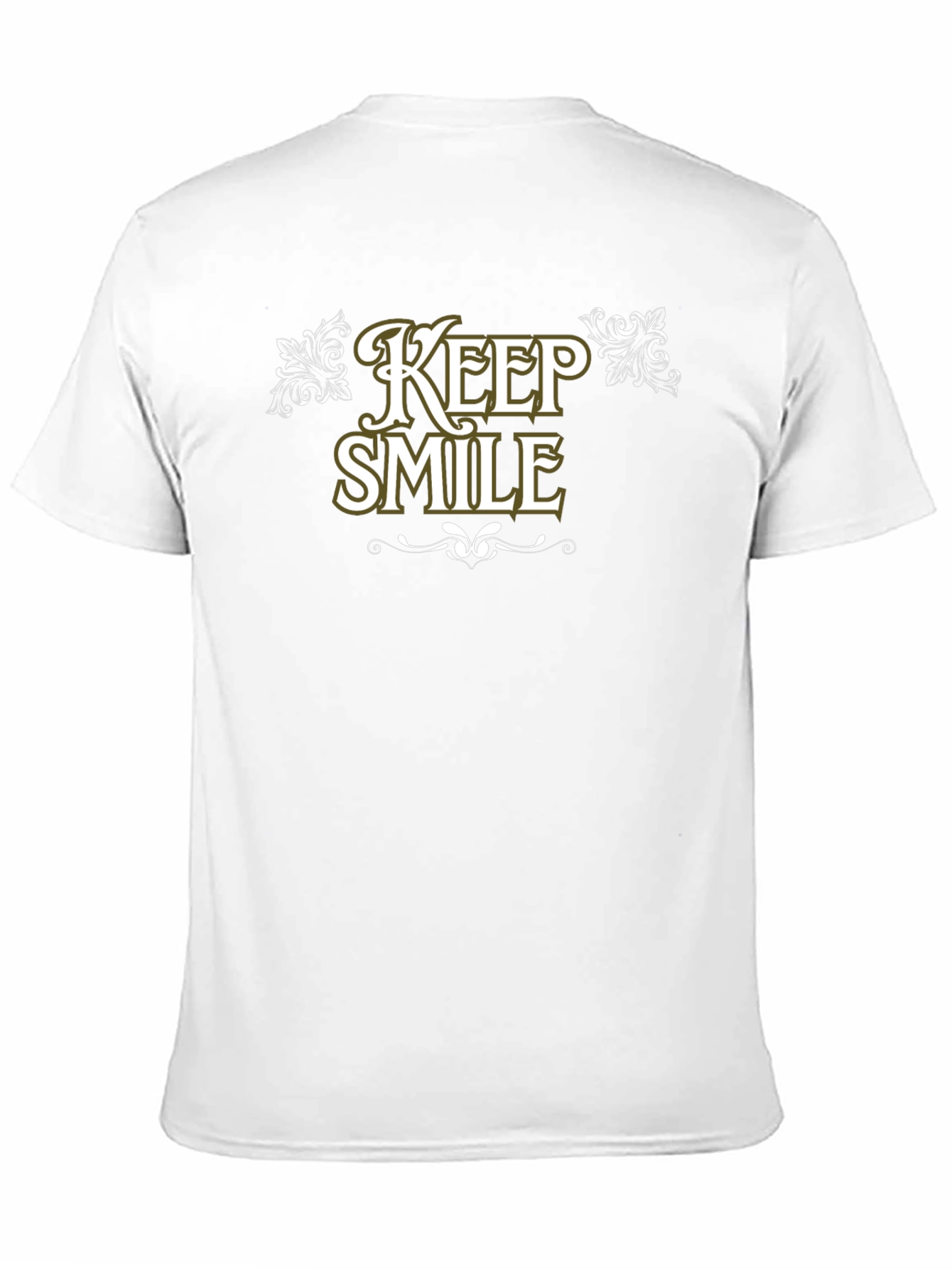 Keep Smile Black Graphic Tee Shirt
