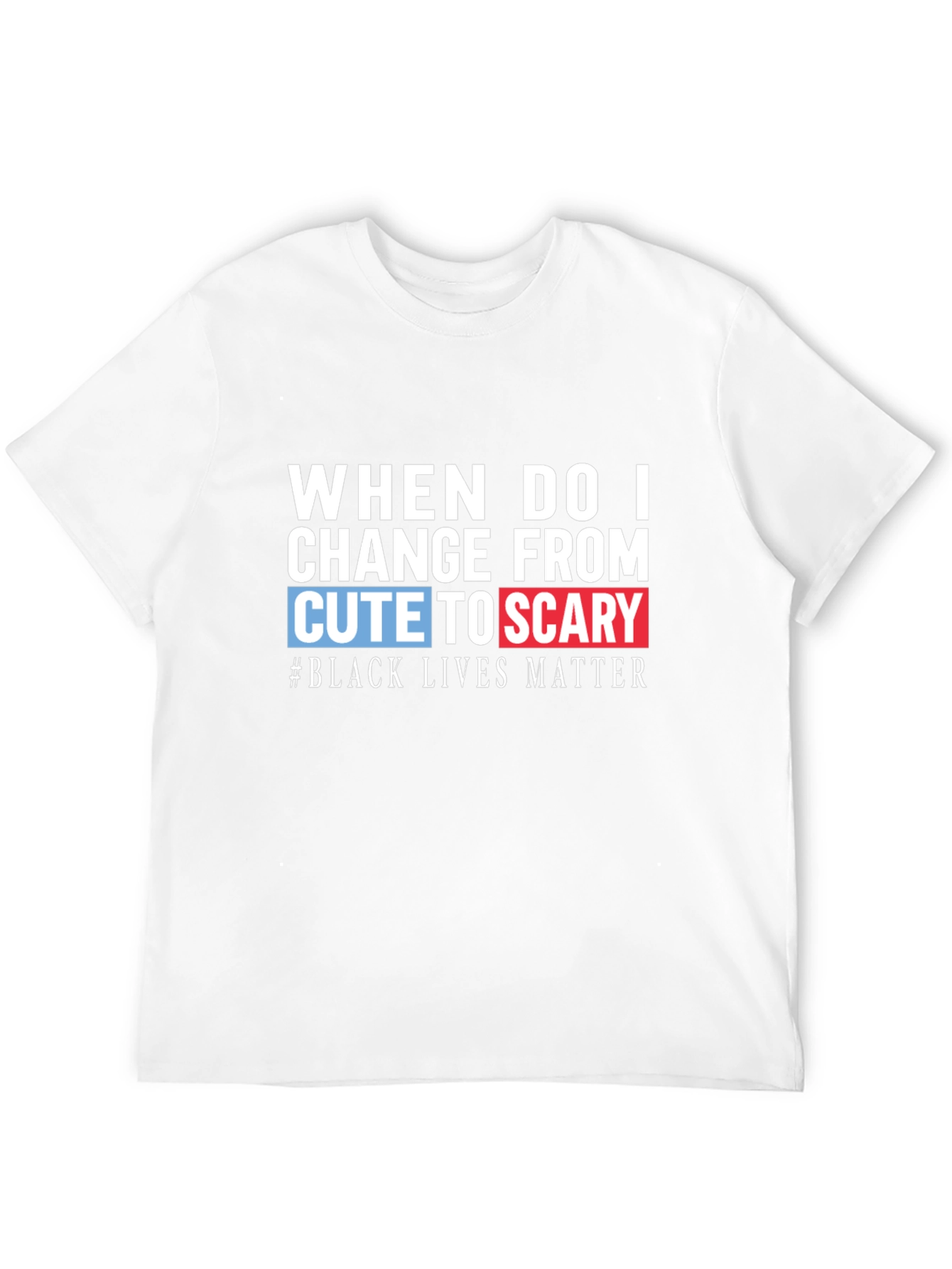 Cute to Scary Black Lives Matter Graphic Tee