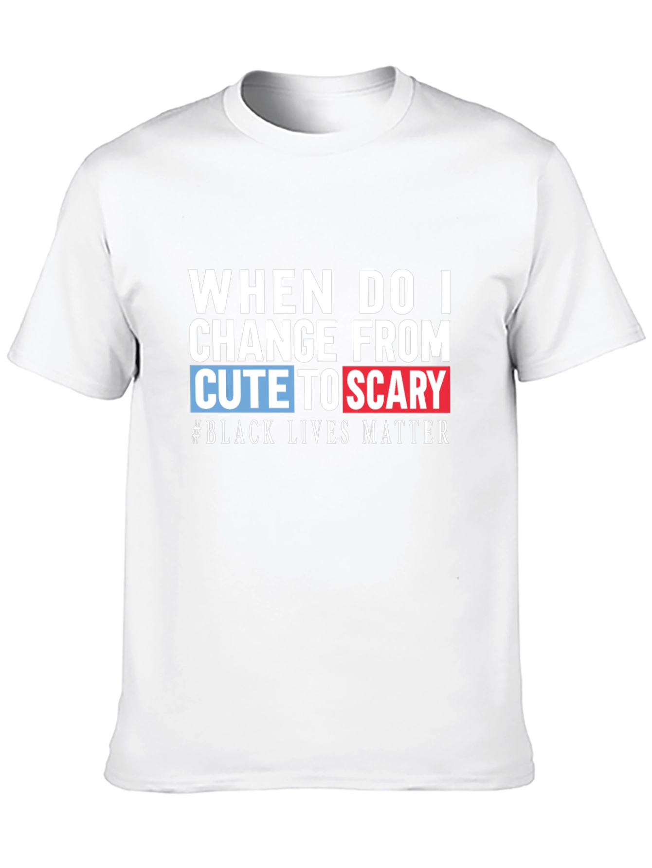 Cute to Scary Black Lives Matter Graphic Tee