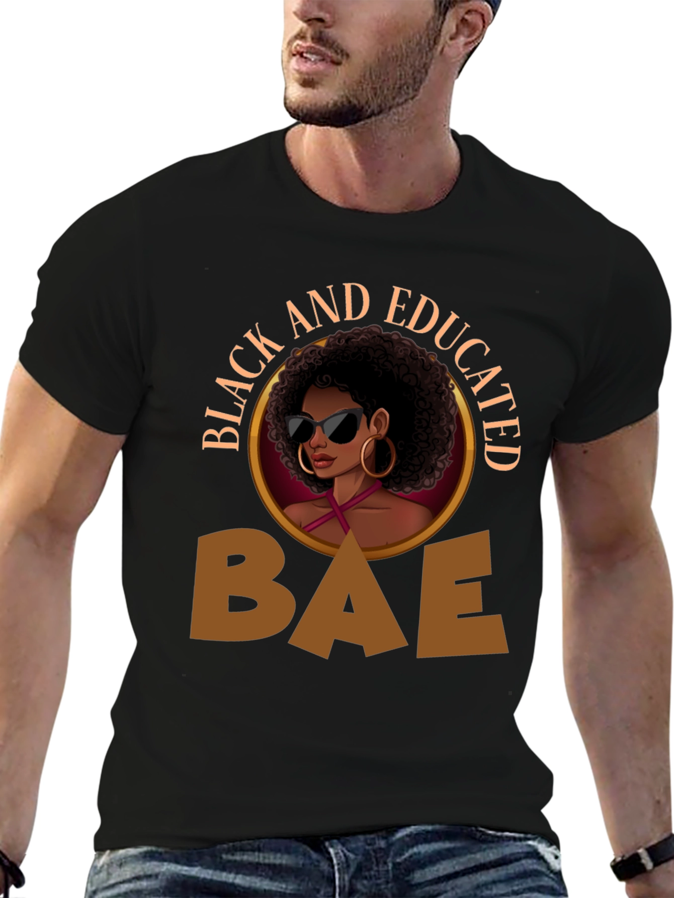 Black and Educated BAE Graphic Tee