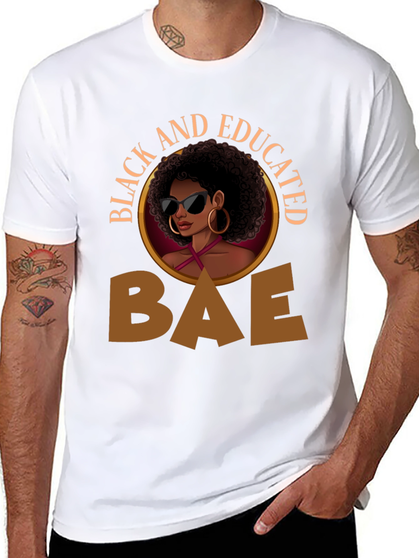 Black and Educated BAE Graphic Tee